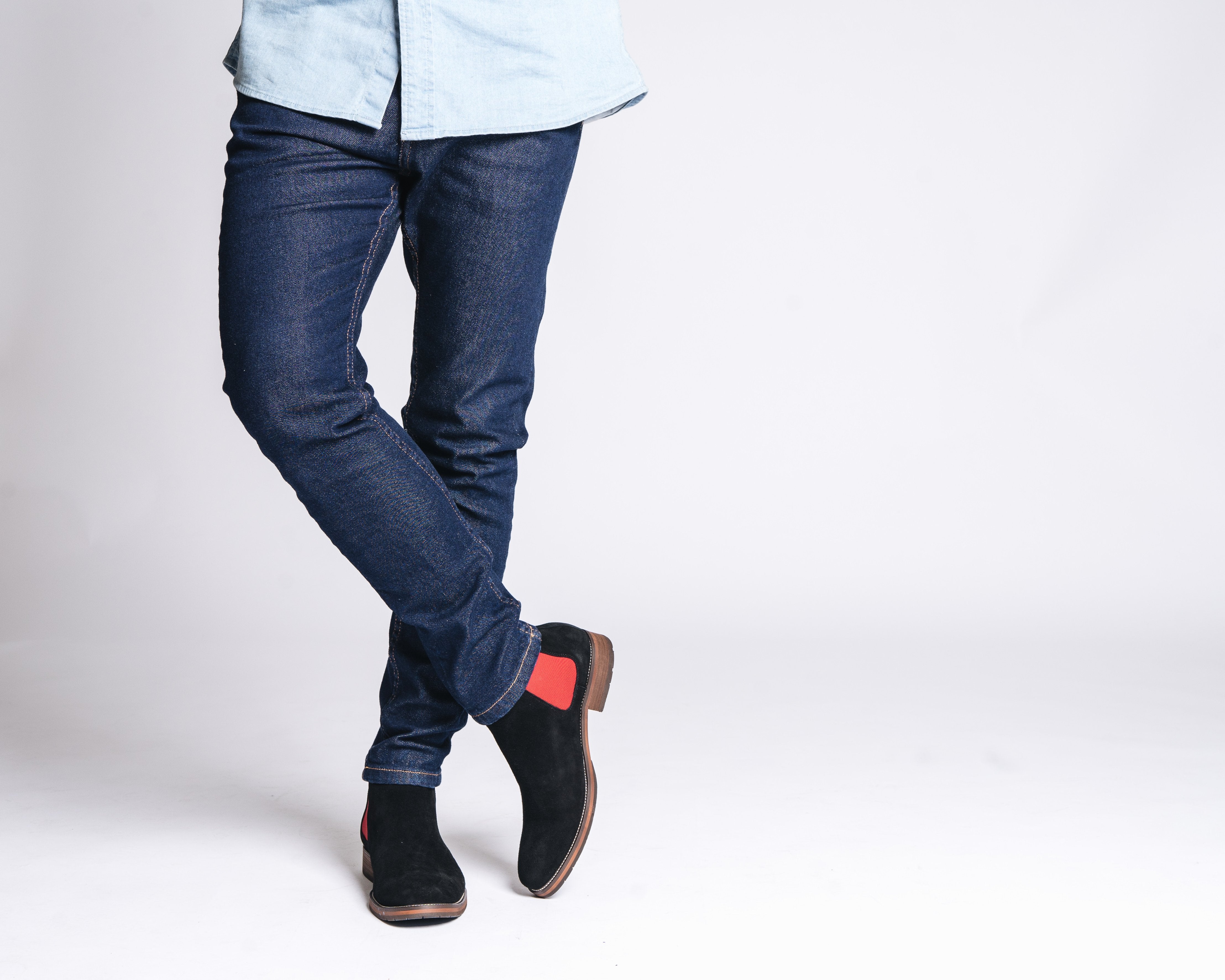 Alfie Black Suede Chelsea Boots Made By Chicago's Best Men's Shoe Company Marc Nolan