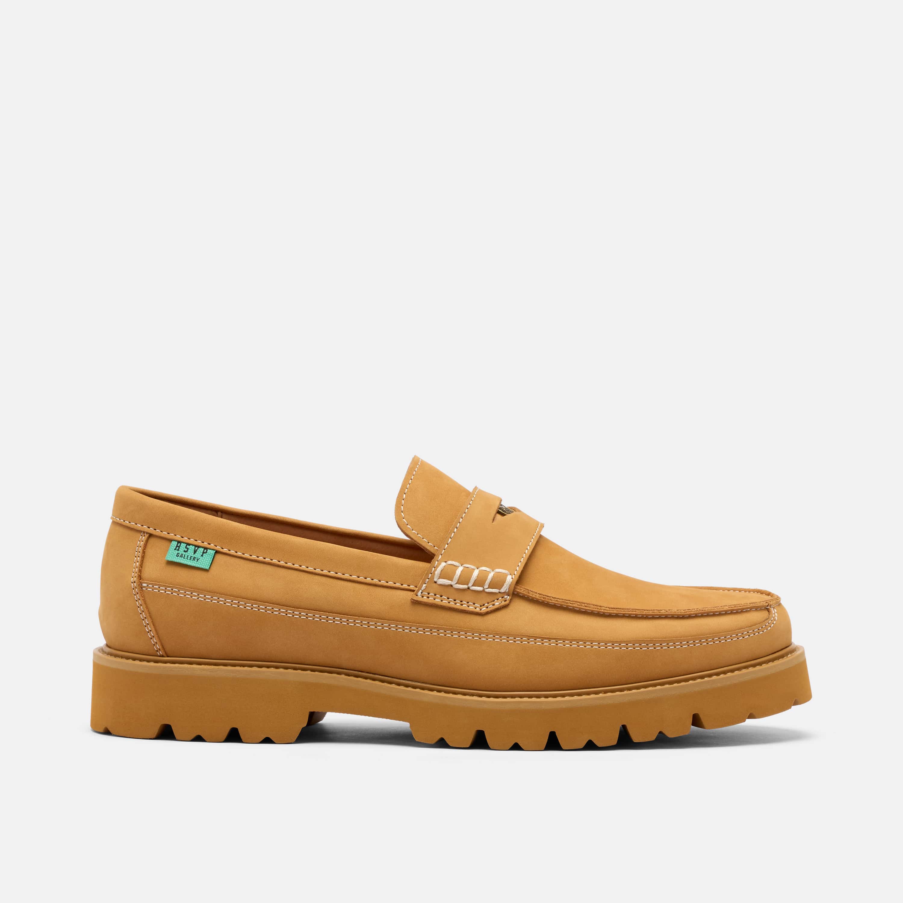 RSVP Gallery Leather Lug Penny Loafers