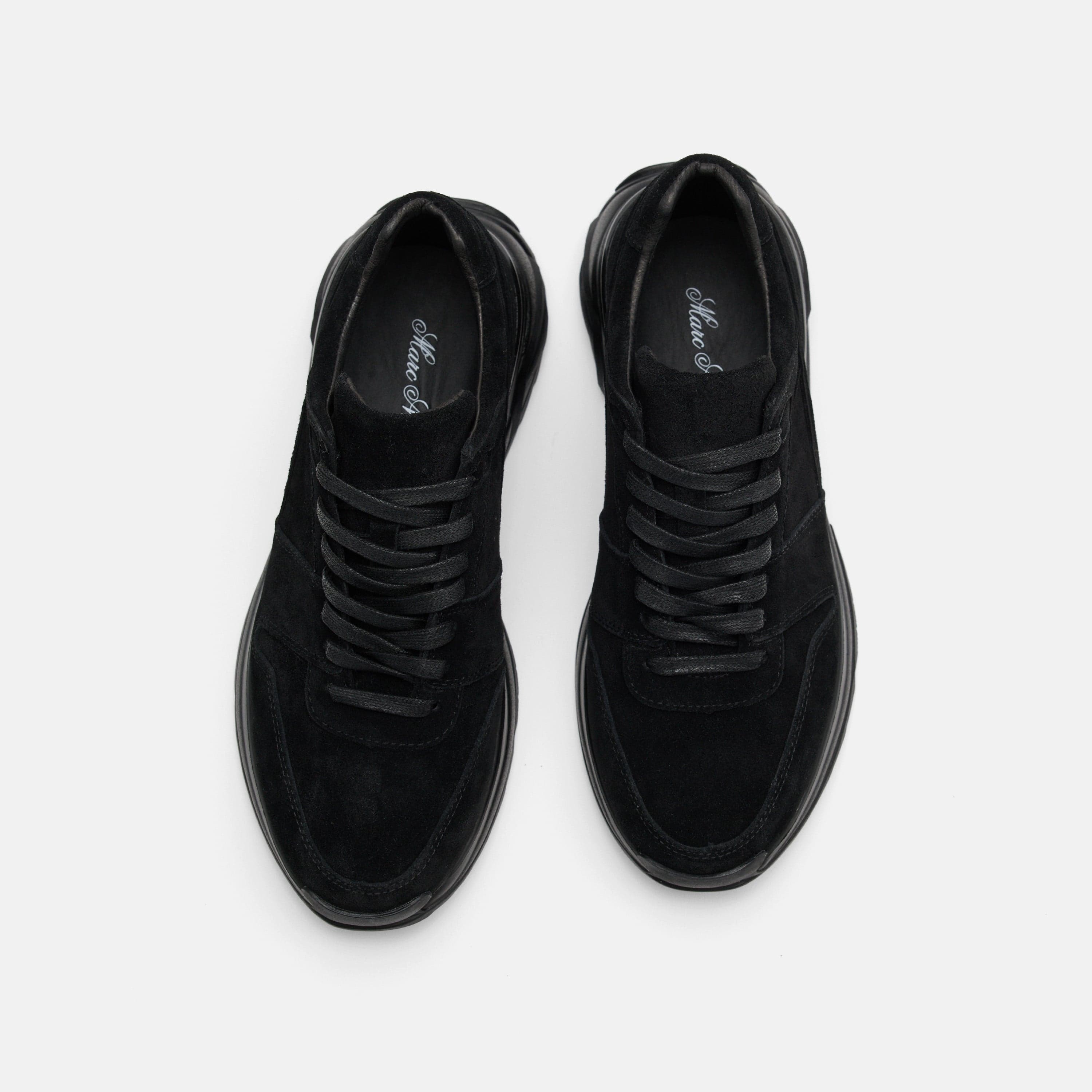 Ronnie Black Suede Sneakers