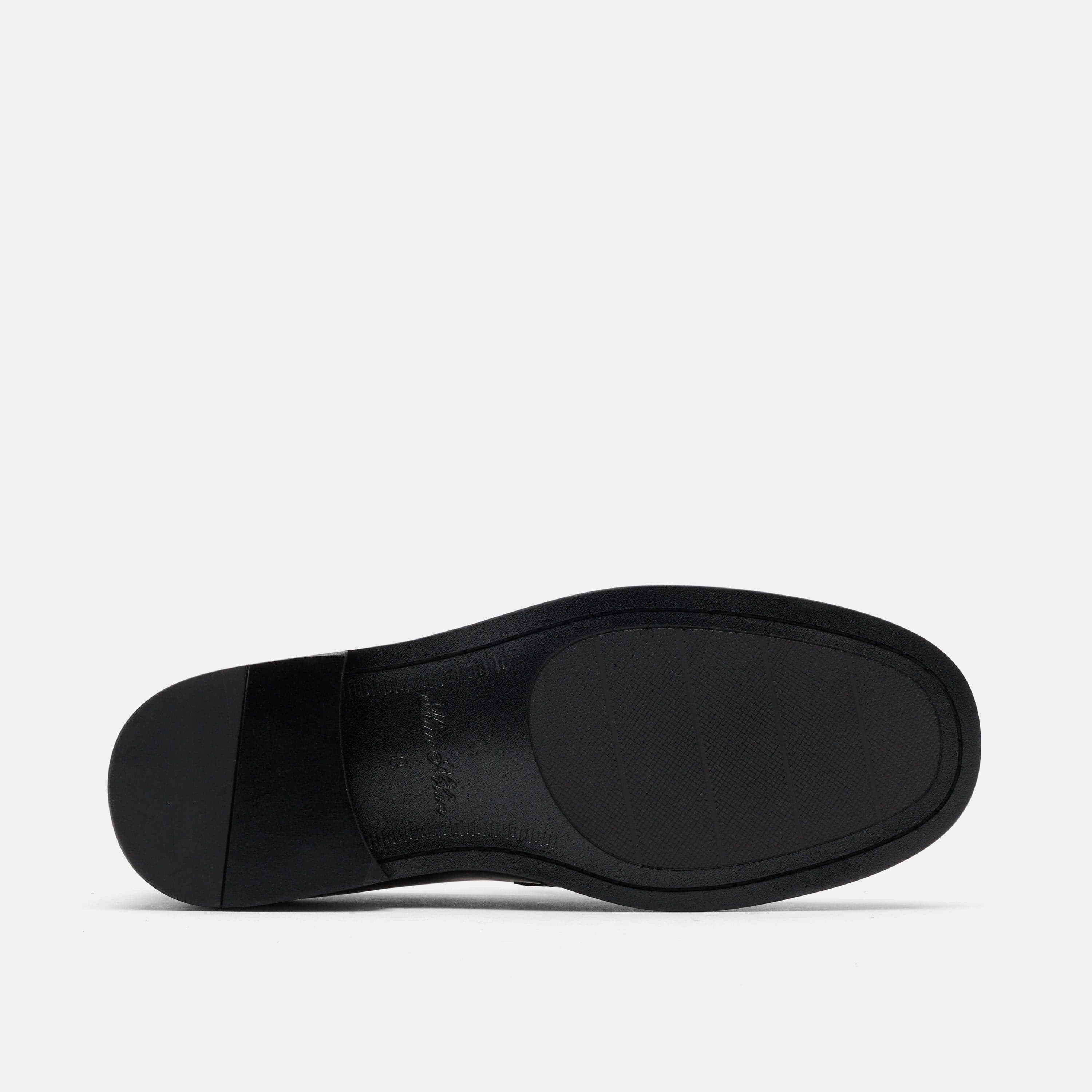 Calum Black Calf Leather Penny Loafers