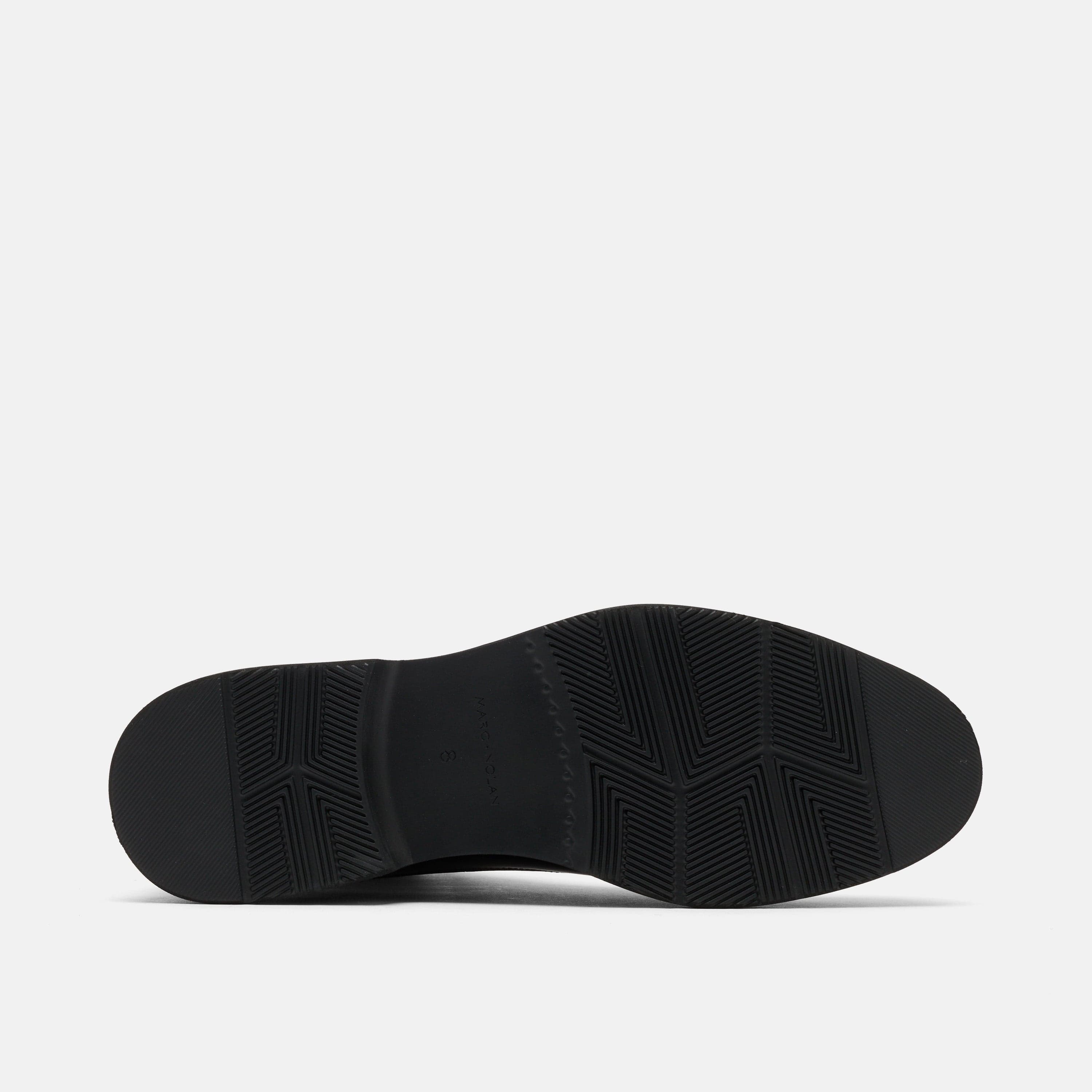 Aiden Black Patent Leather Combat Boots