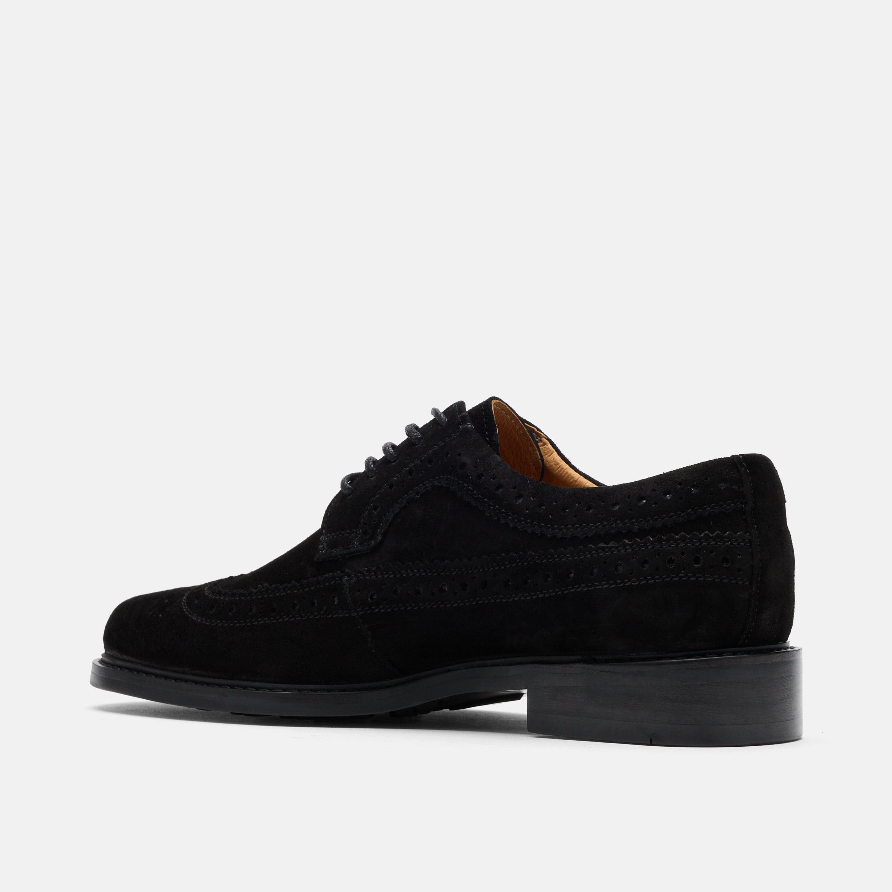 Alistair Black Suede Longwings