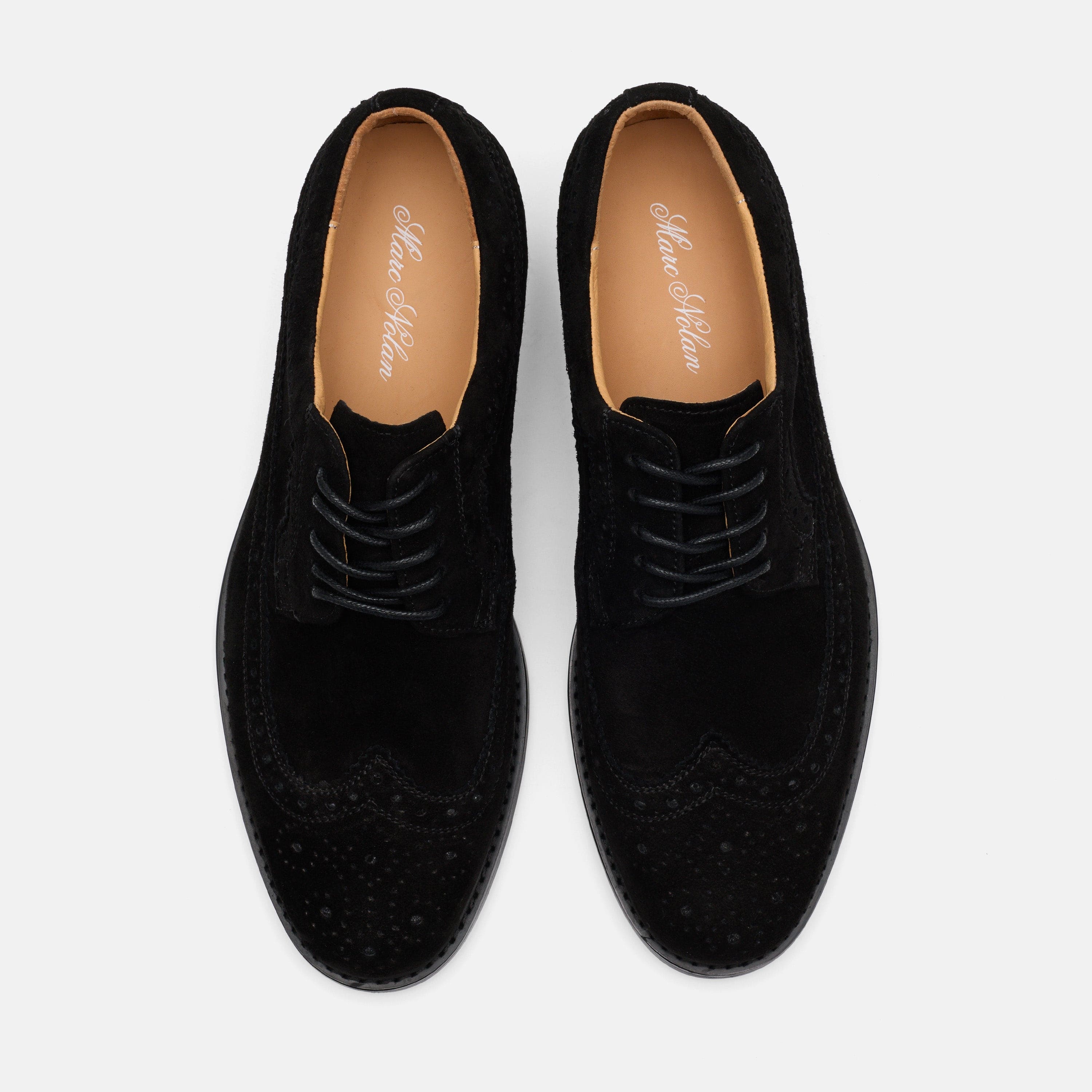 Alistair Black Suede Longwings