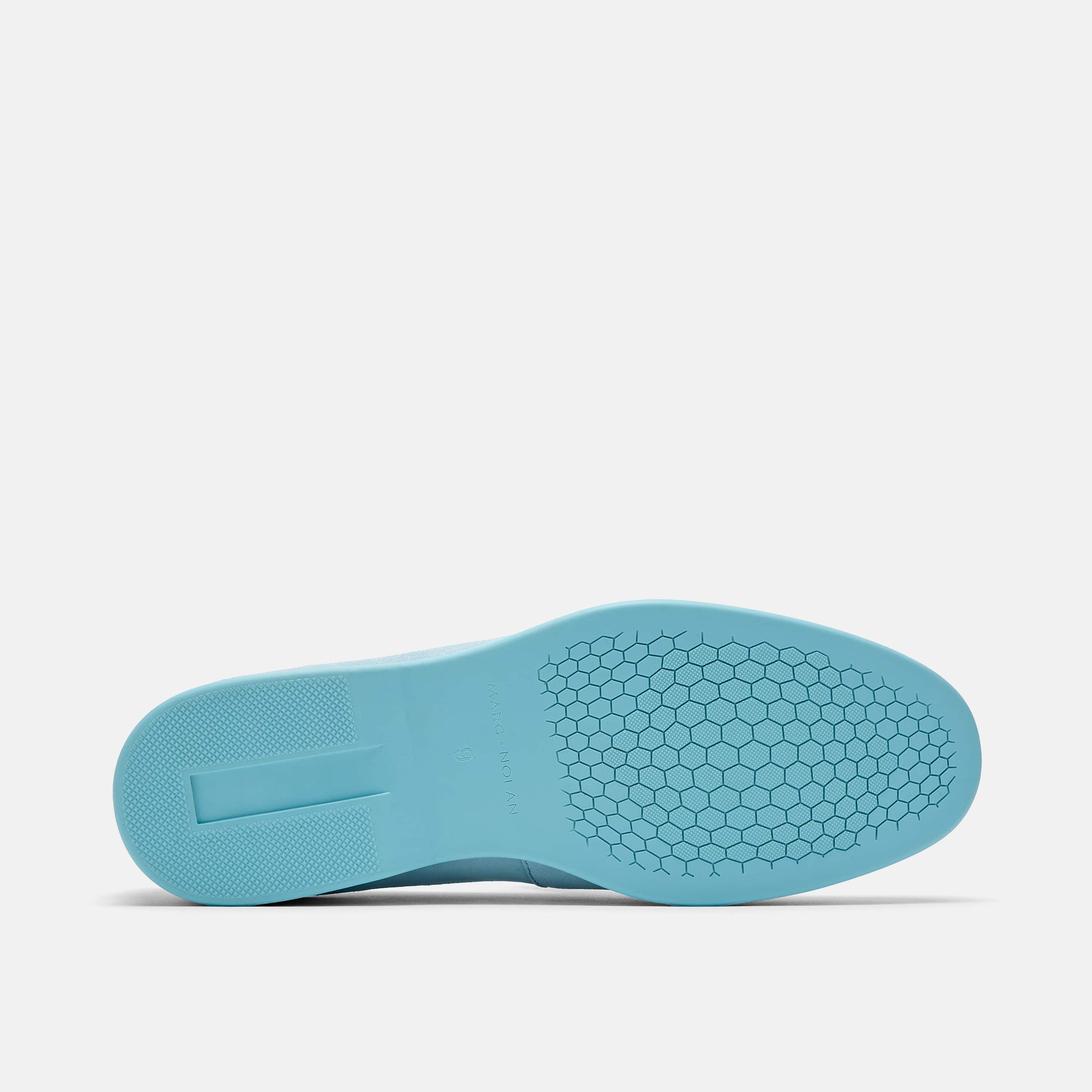Alessandro Blue Suede Penny Loafers