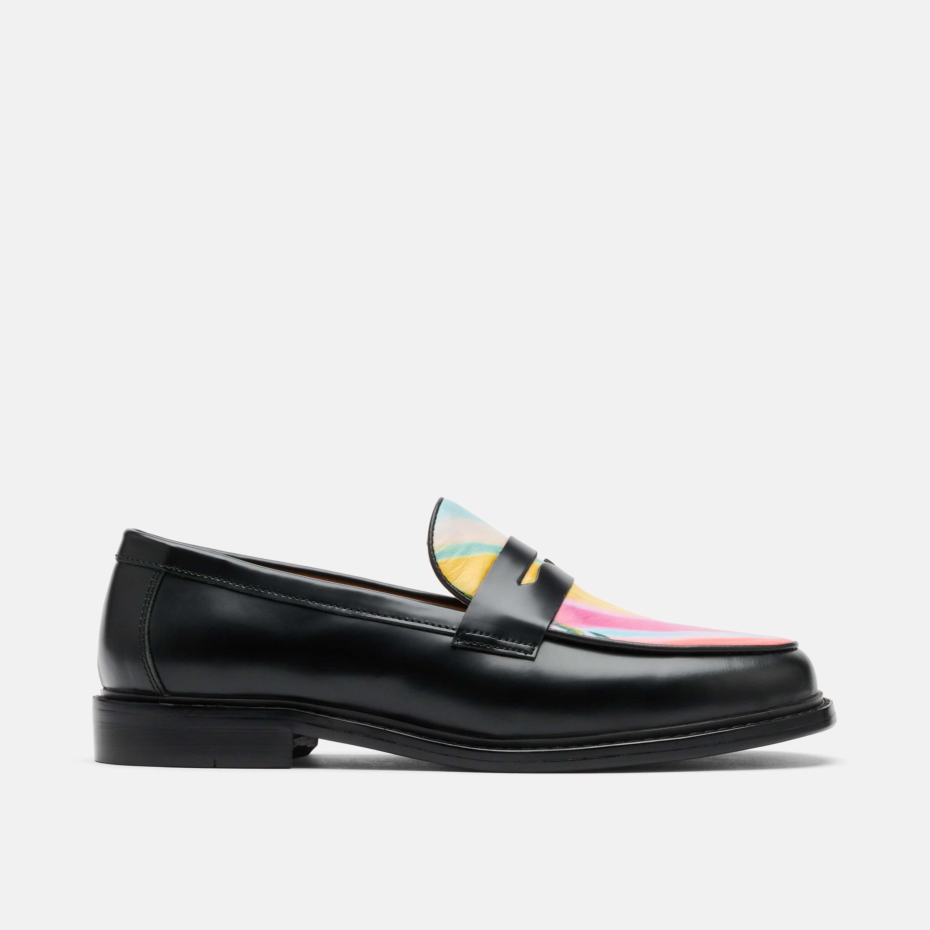 Ms. Calum Cactus Leather Penny Loafers