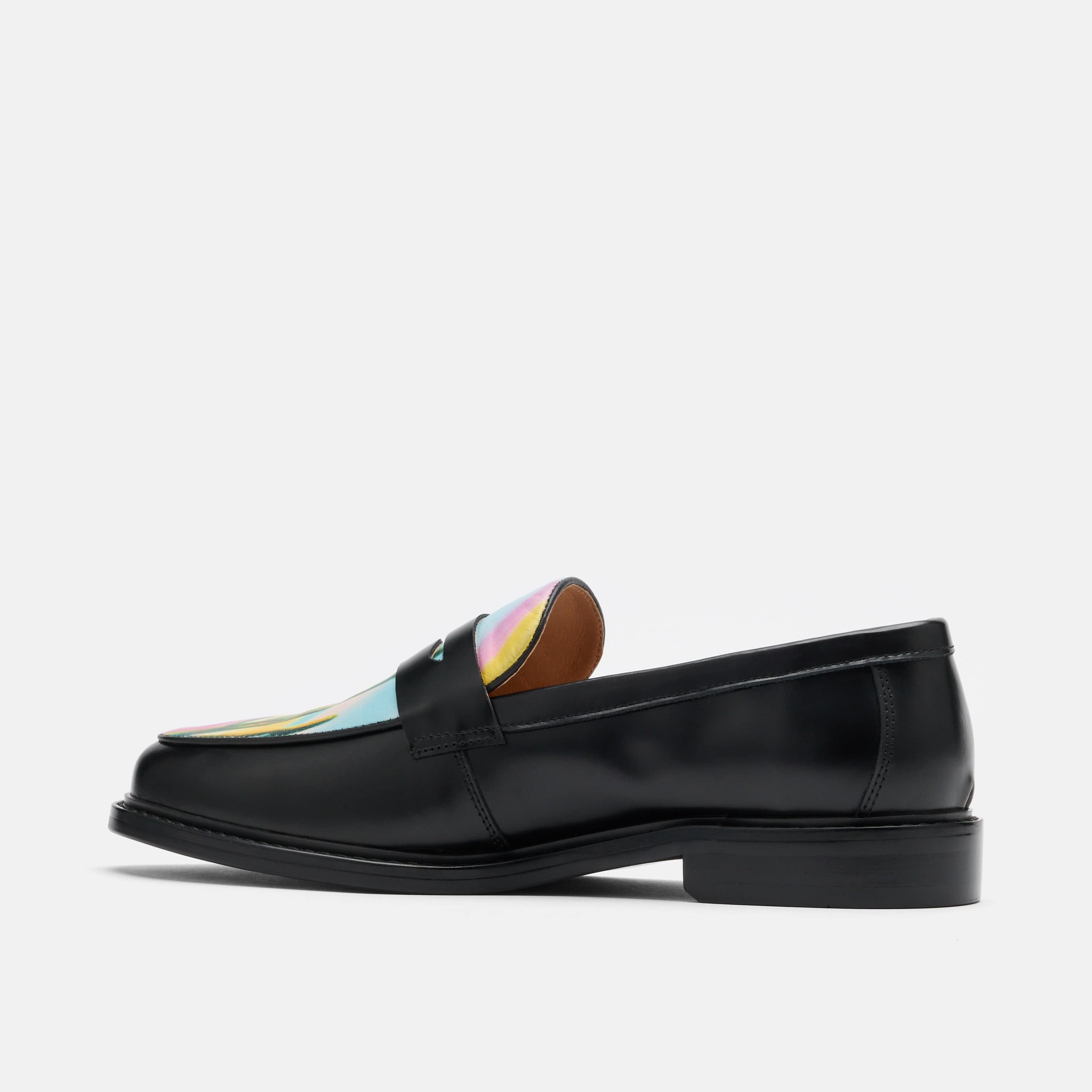 Ms. Calum Cactus Leather Penny Loafers