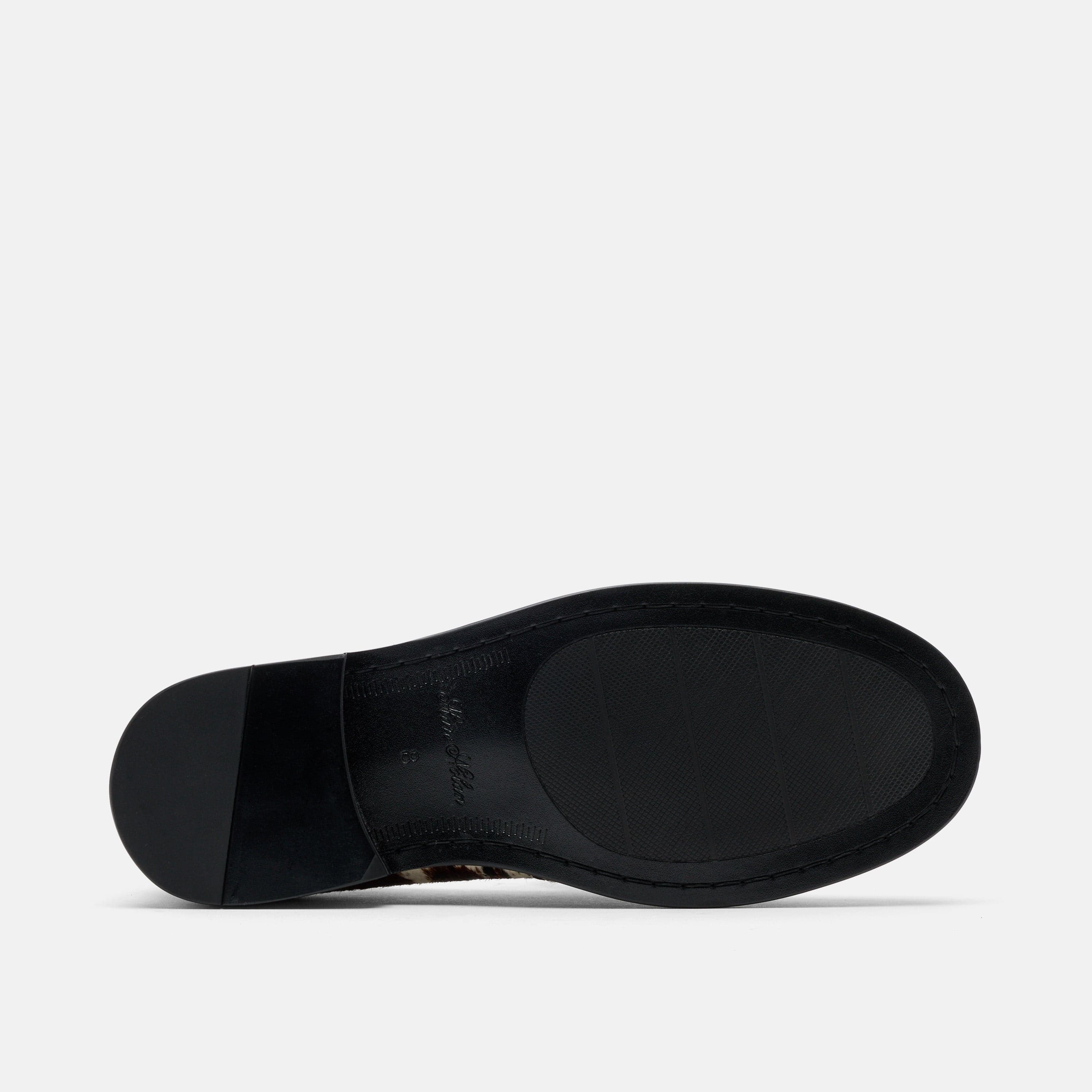 Calum Dark Horse Pony Hair Penny Loafers