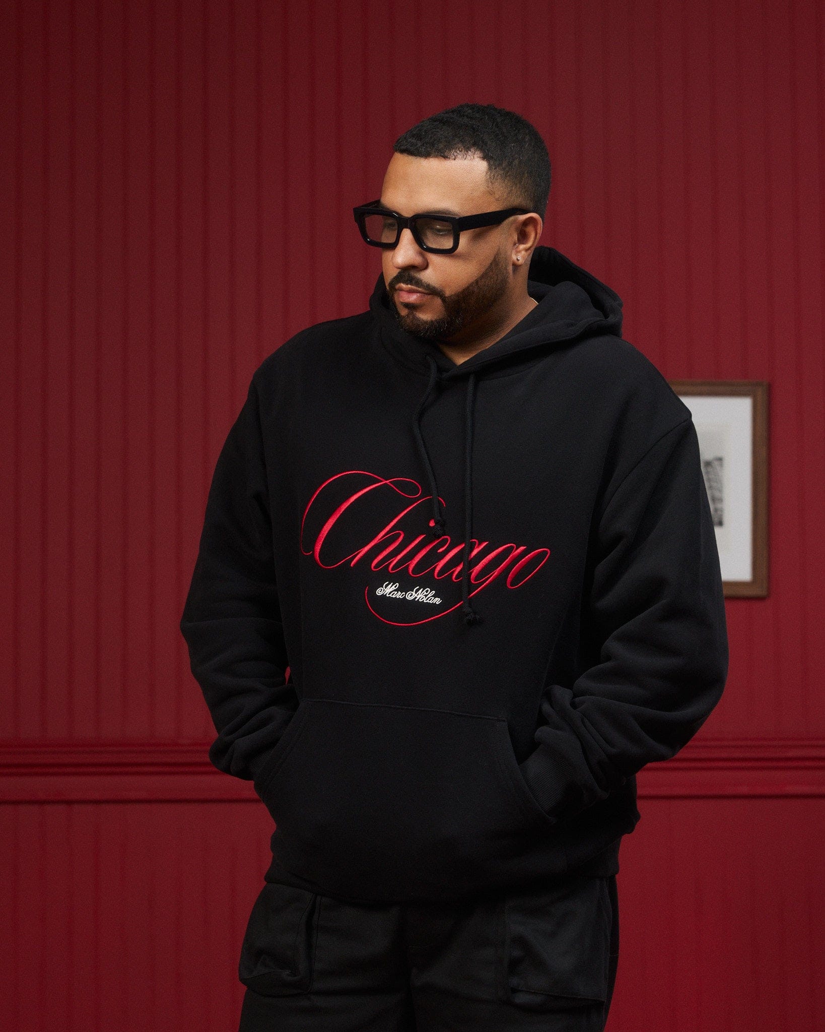 Marc Nolan Chicago Hoodie - Black - Unisex