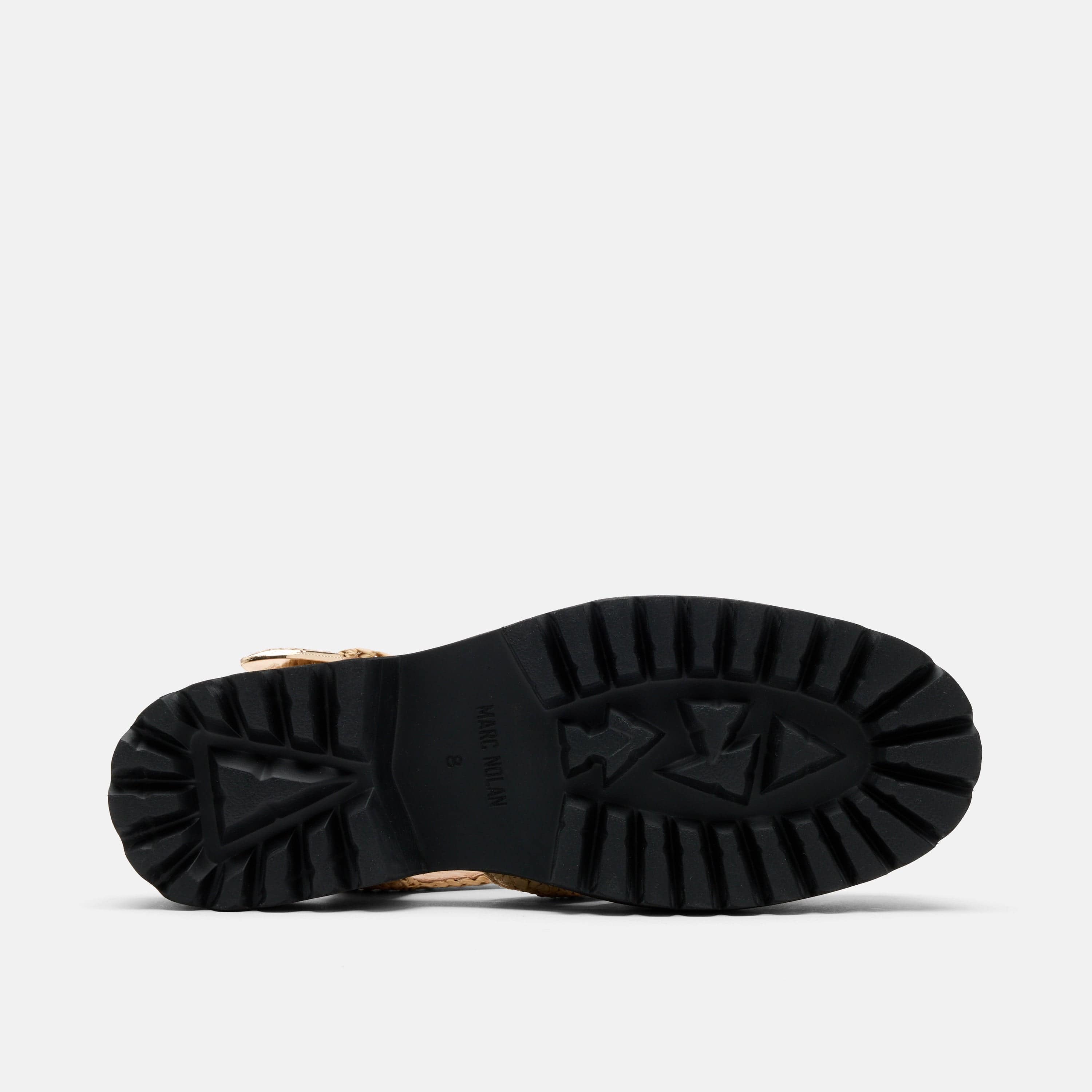 Maya Cream Crochet Lug Fisherman Sandals
