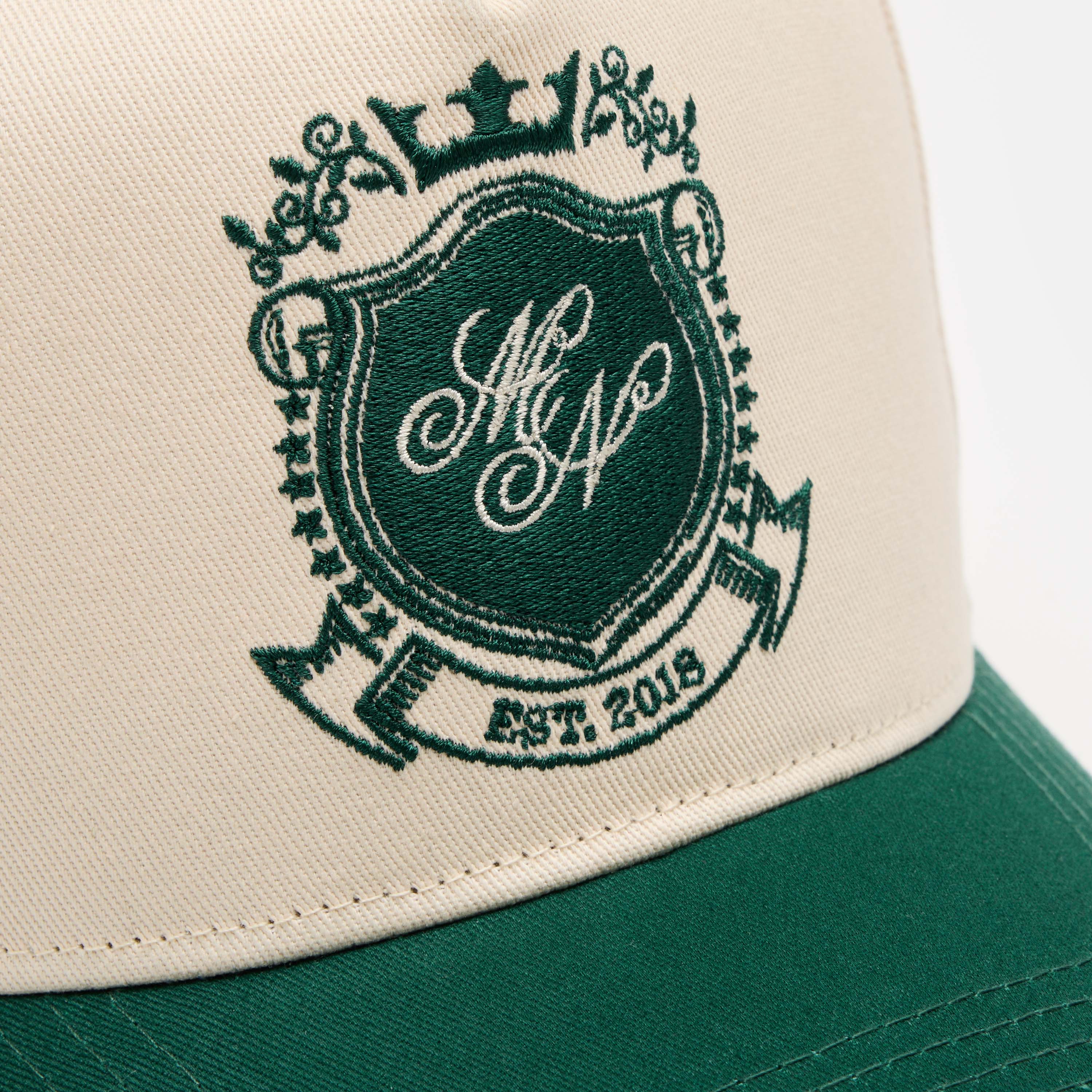 Marc Nolan Crest Logo Hat - Cream