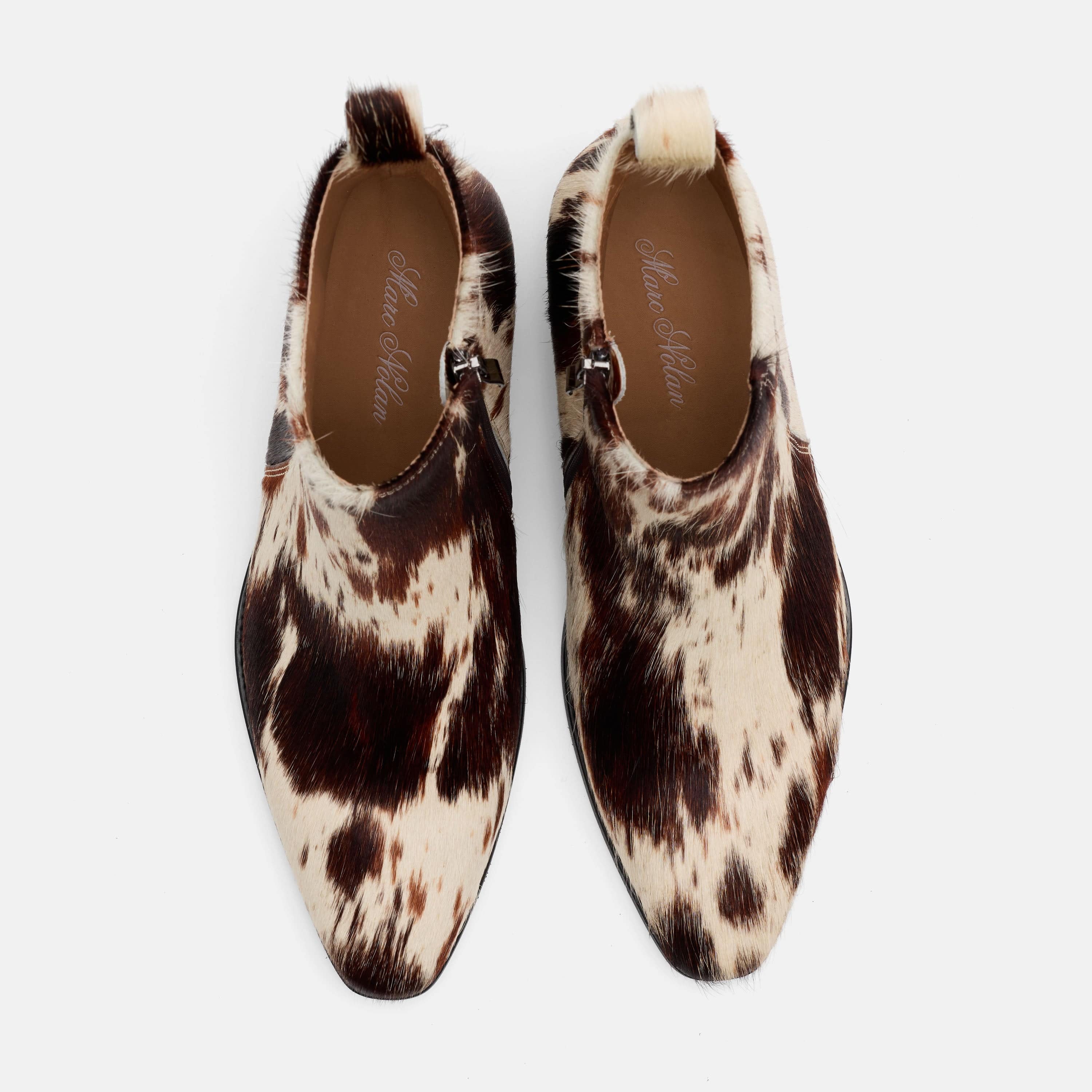 Dante Tiger Horse Pony Hair Chelsea Boots