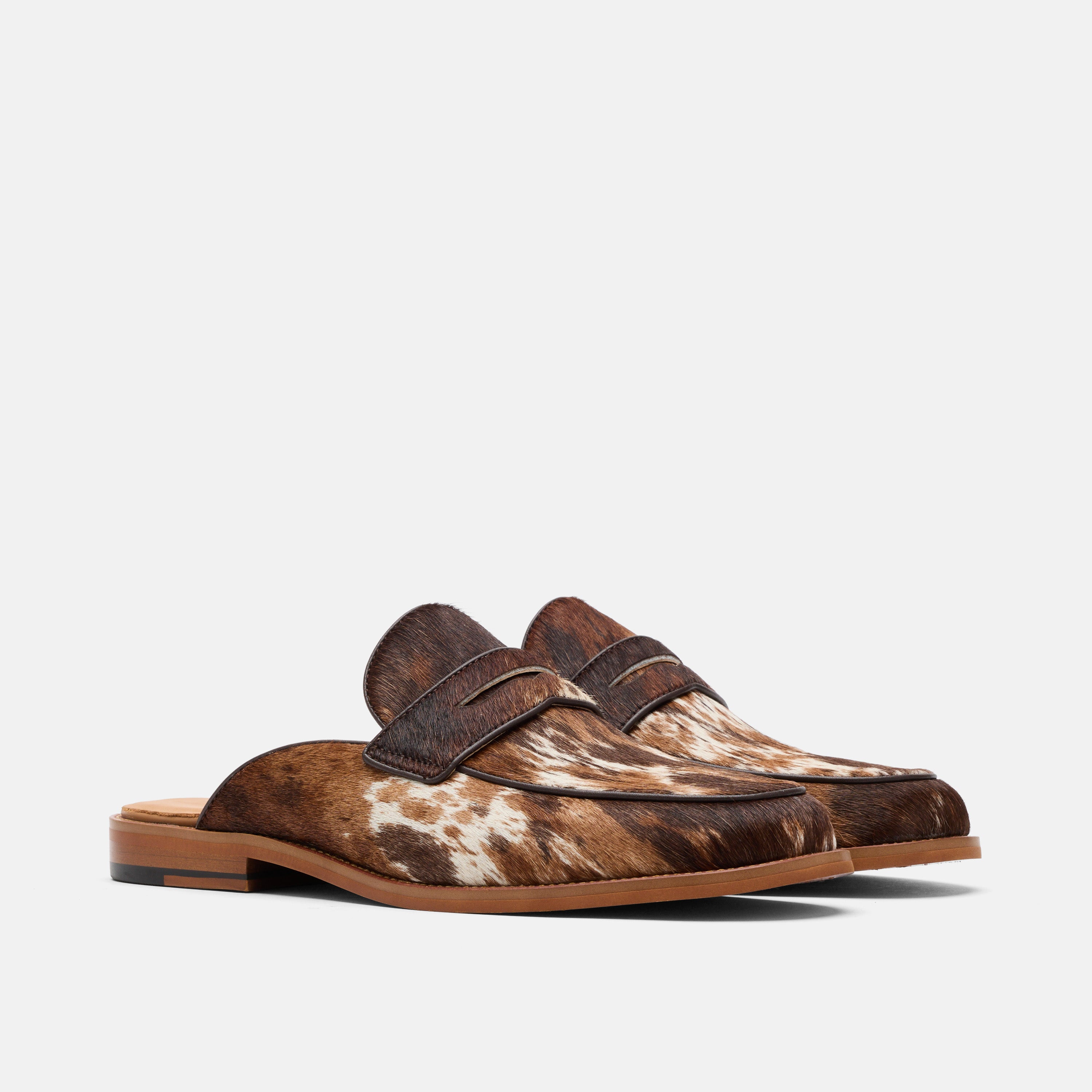 Del Mar Dark Horse Loafer Mules