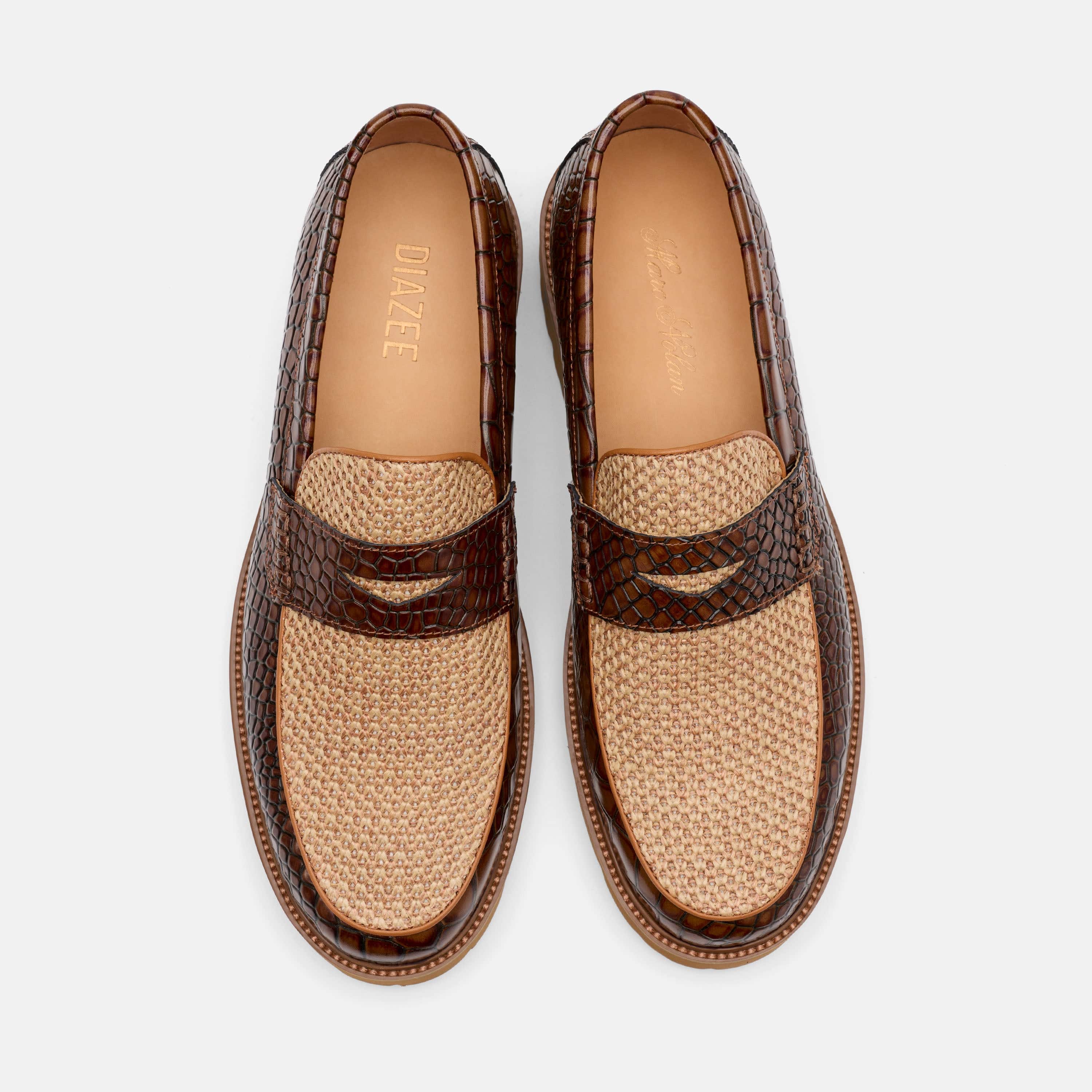 Diazzee 'La Palma' Lug Penny Loafers