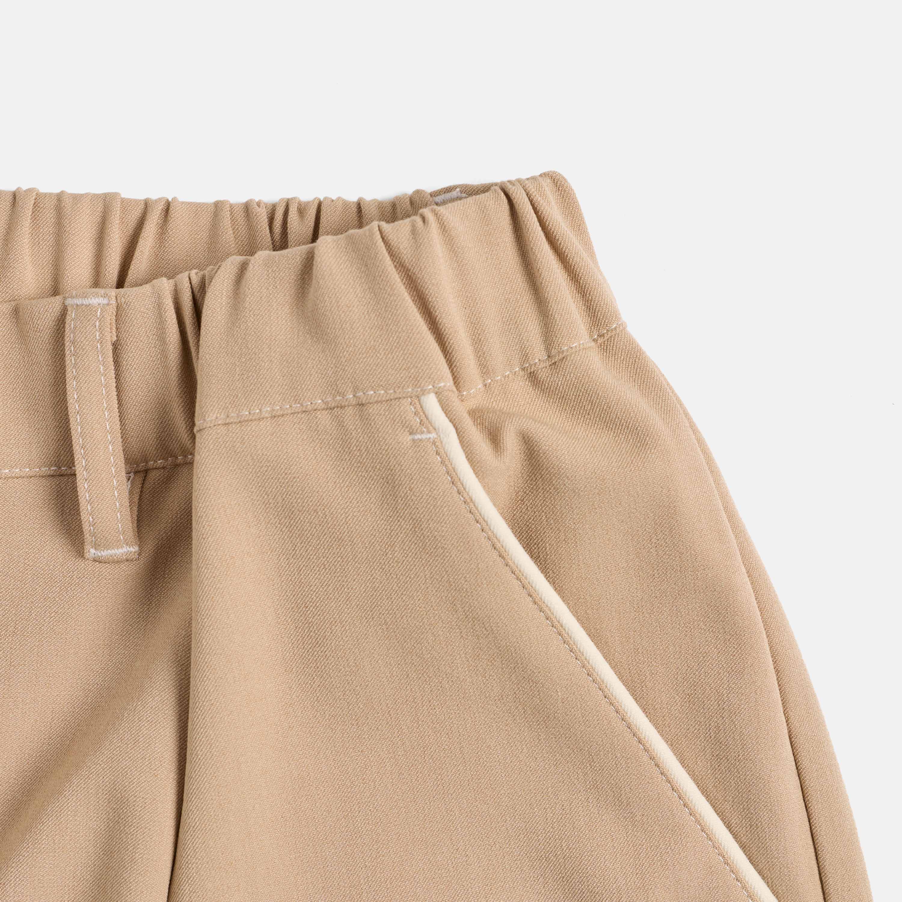 Pleated Golf Trousers - Khaki