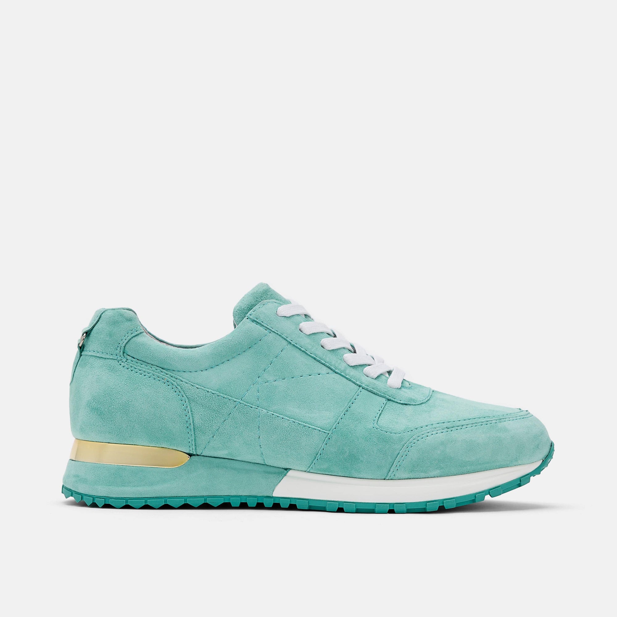 Ash Dusty Green Leather Trainers