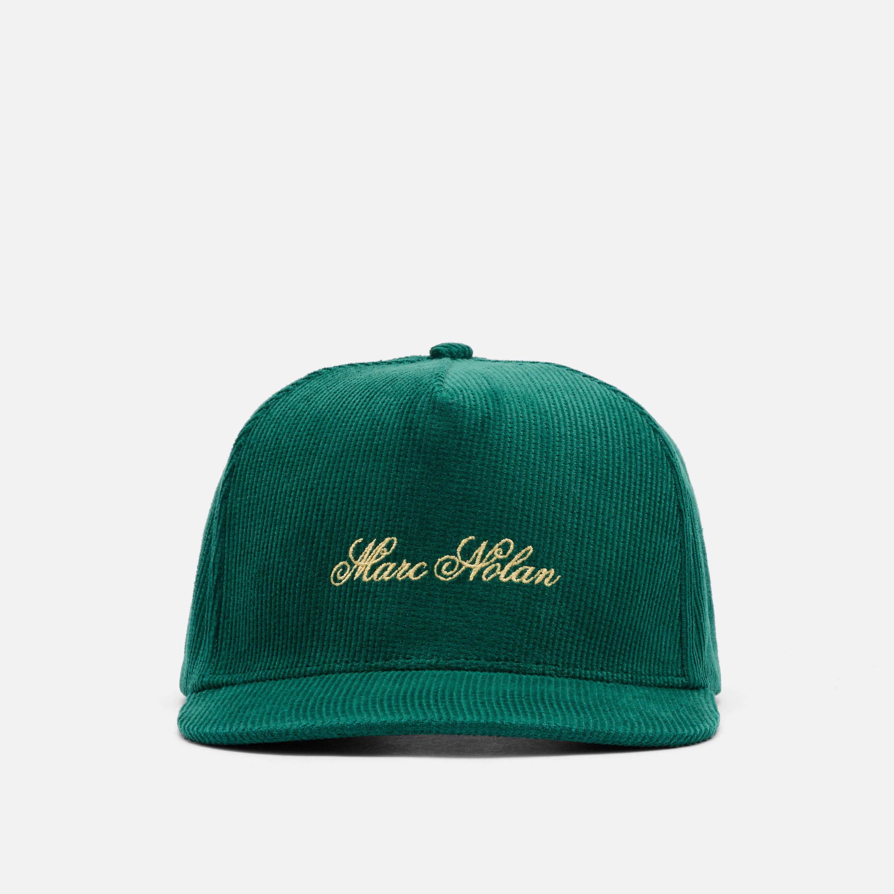 Marc Nolan Corduroy Logo Hat - Green