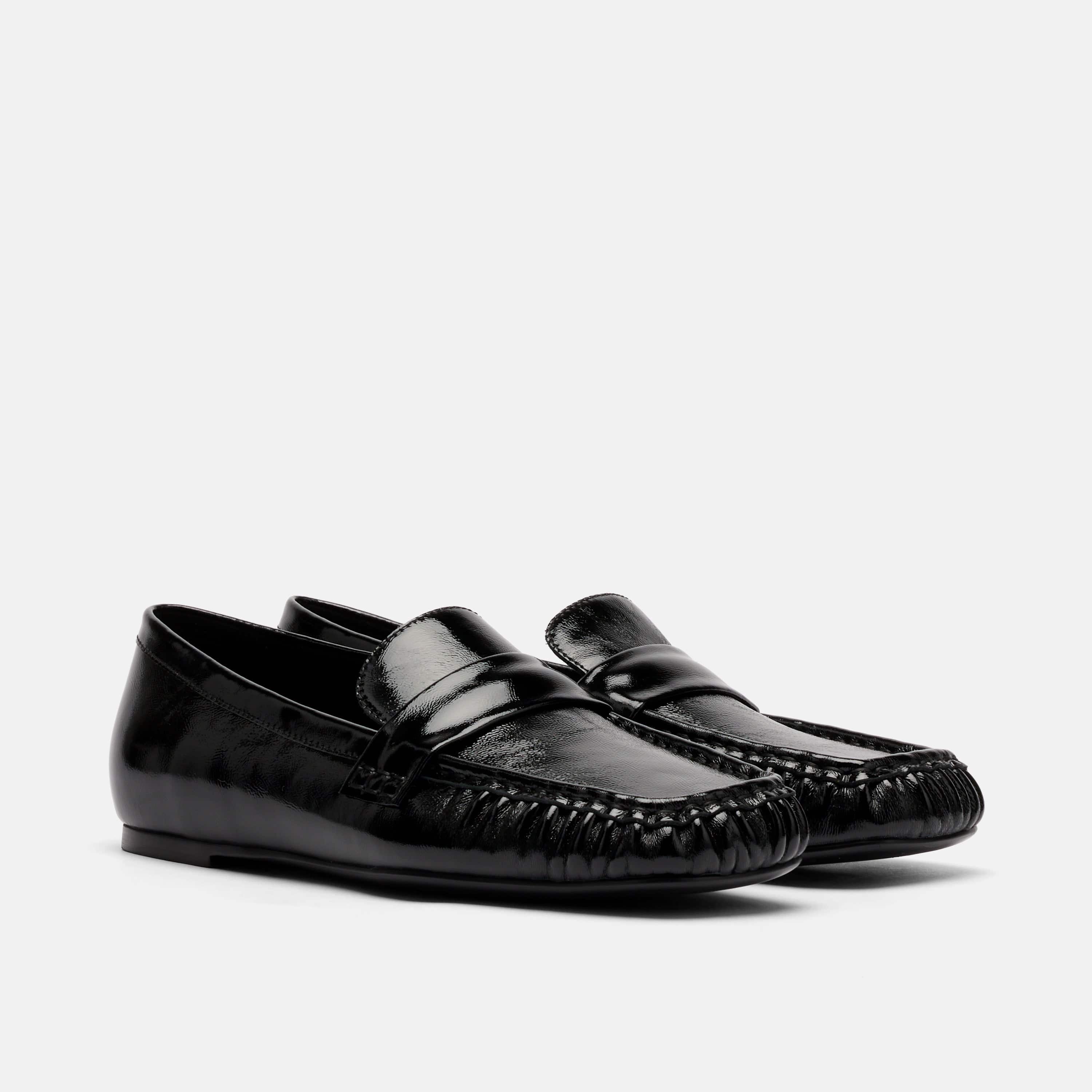 Jane Black Patent Leather Flats