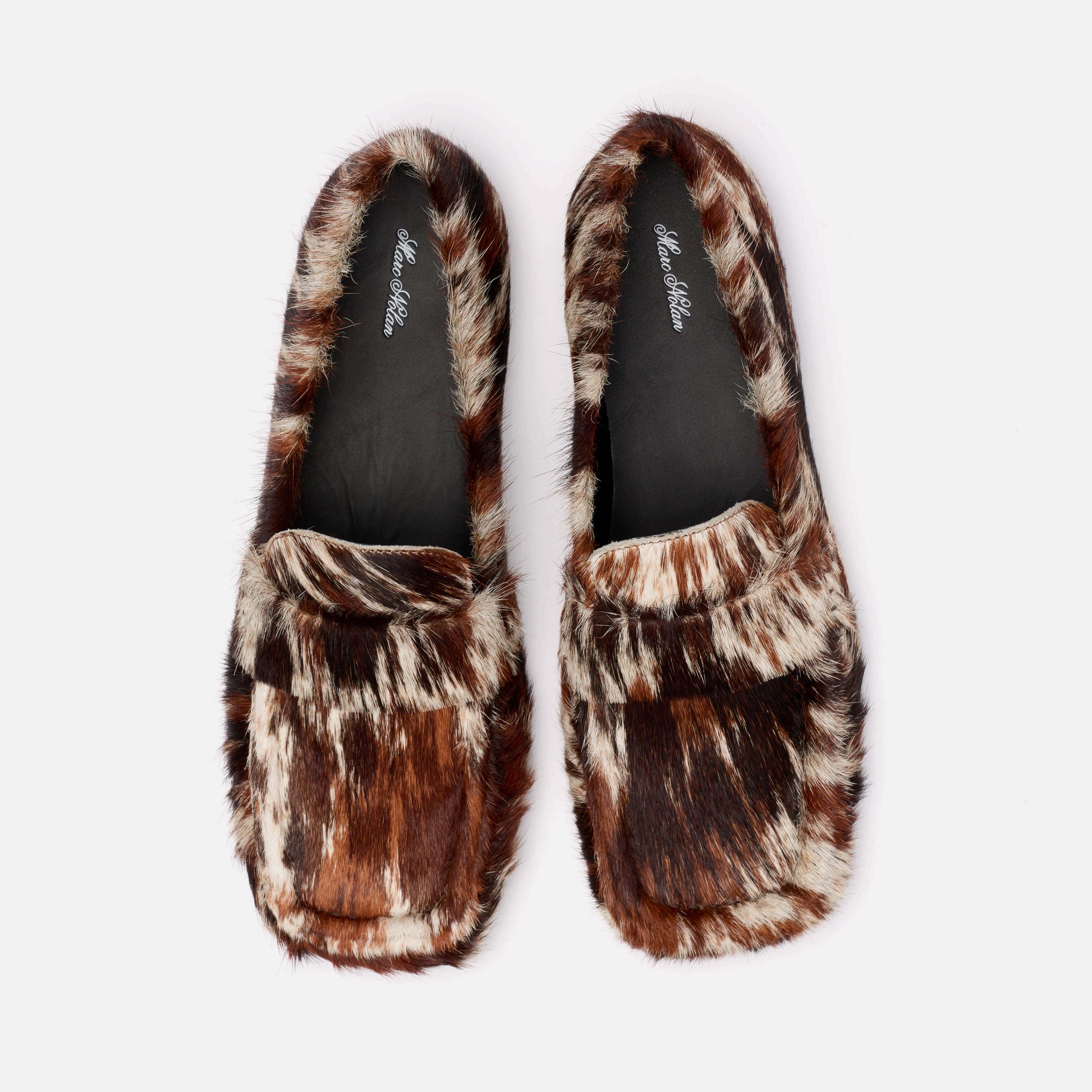 Jane Dark Horse Pony Hair Flats