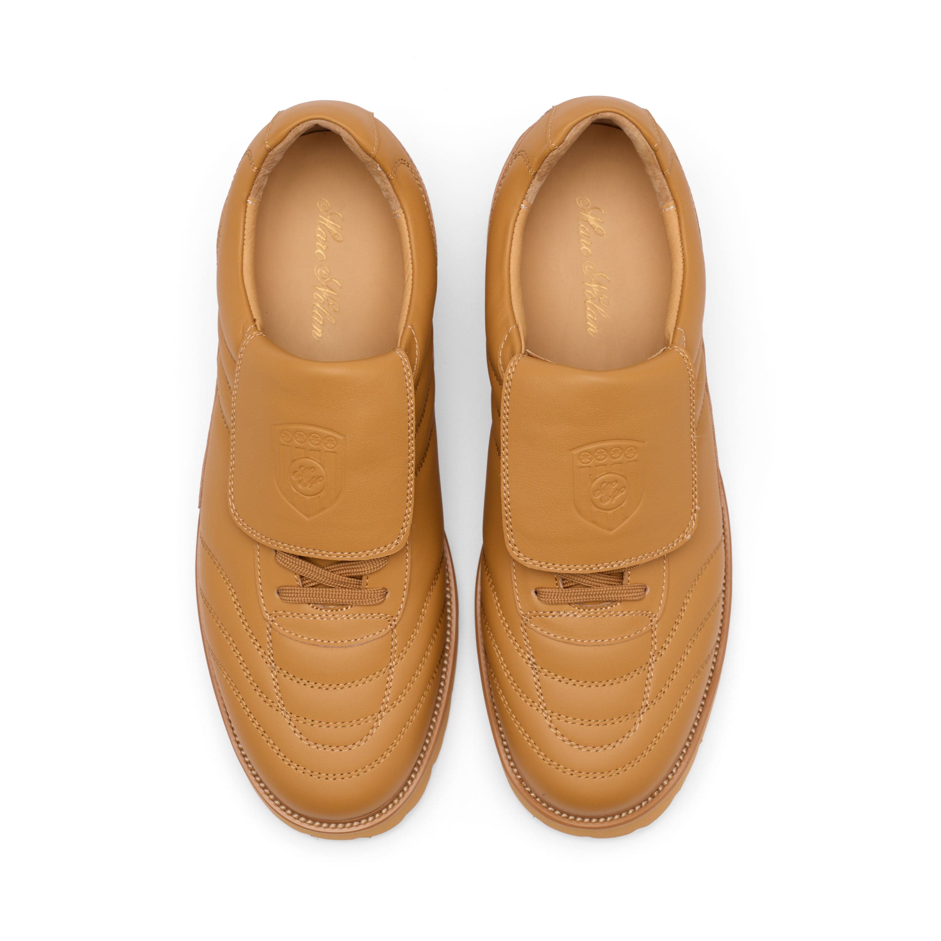 Johan Wheat Leather Lug Soccer Derbys