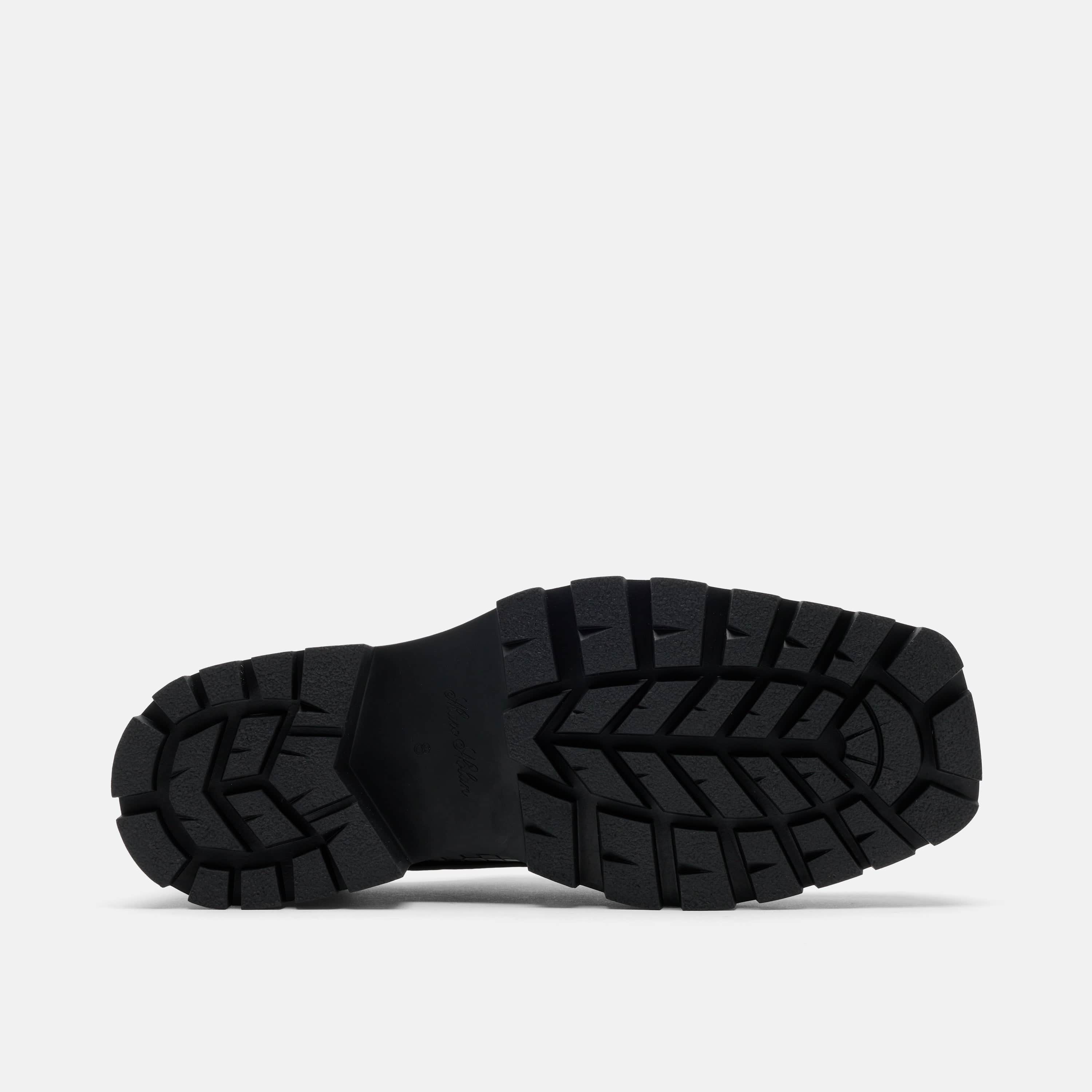 Kryos Black Croc Leather Lug Derbys