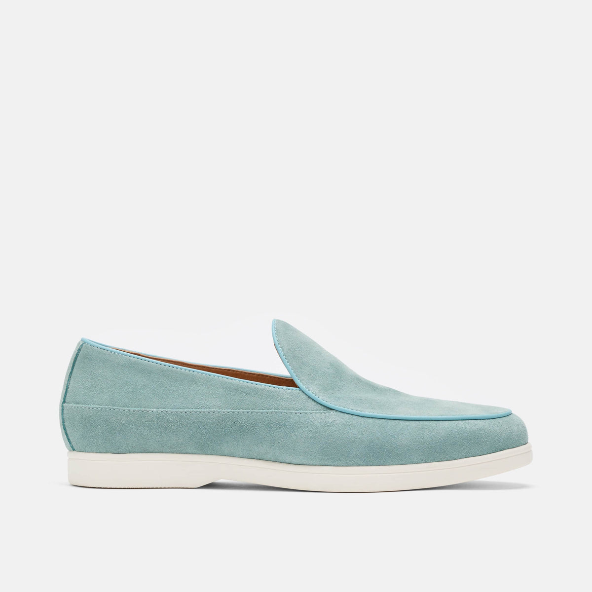 ?Men\'s Closed Toe Loafers Light Blue Sneakers Pull-On Walking Comfort Shoes Amazon.com | Men main image 4