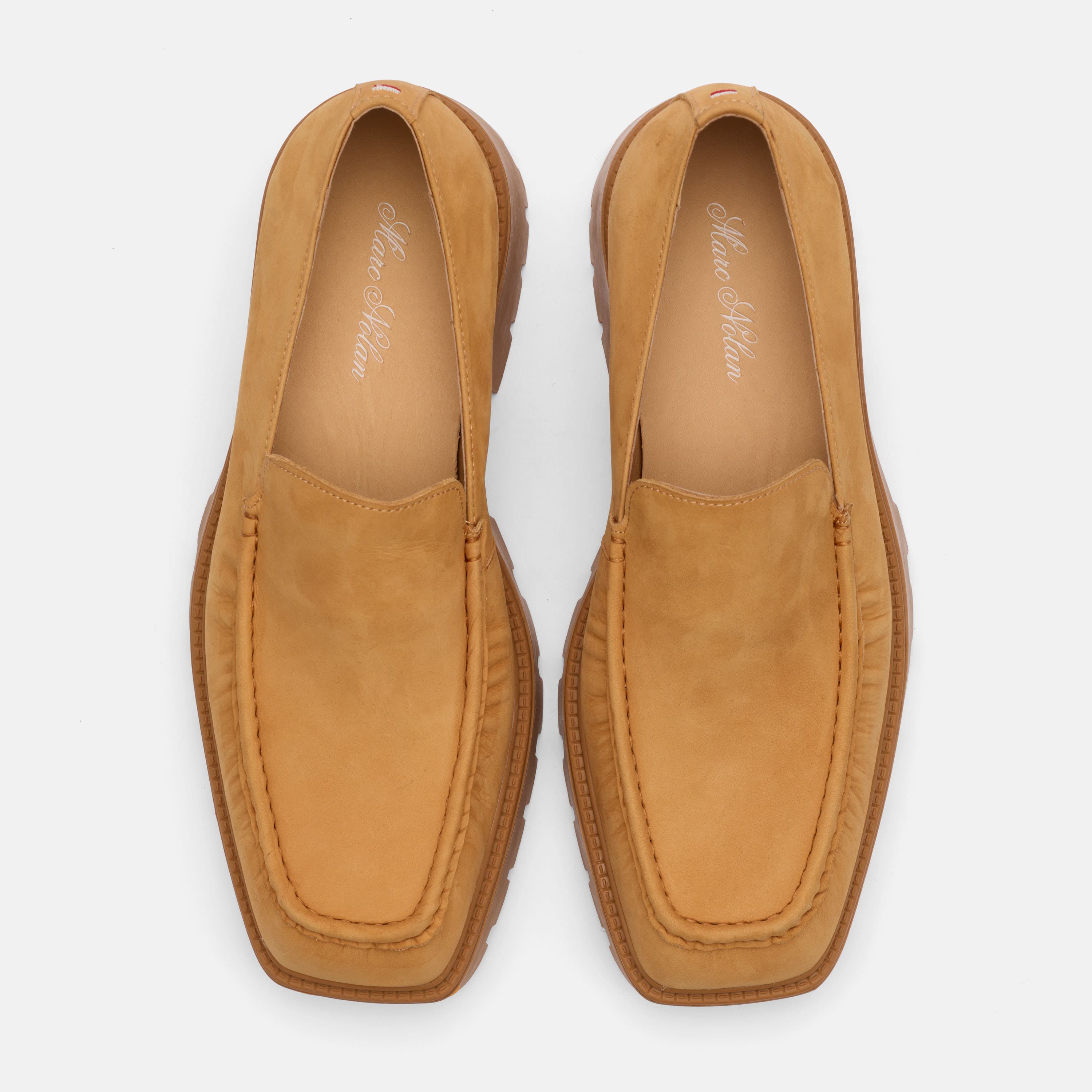 Mercer Wheat Leather Pleated Loafer