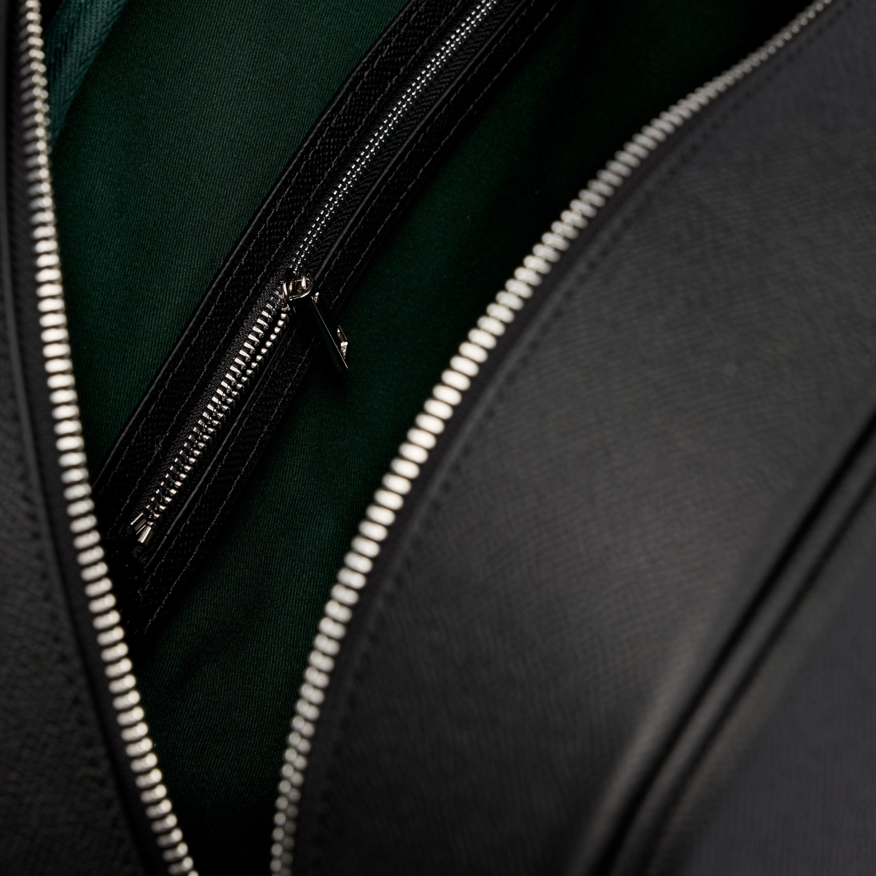 Marc Nolan Black Leather Briefcase Duffle