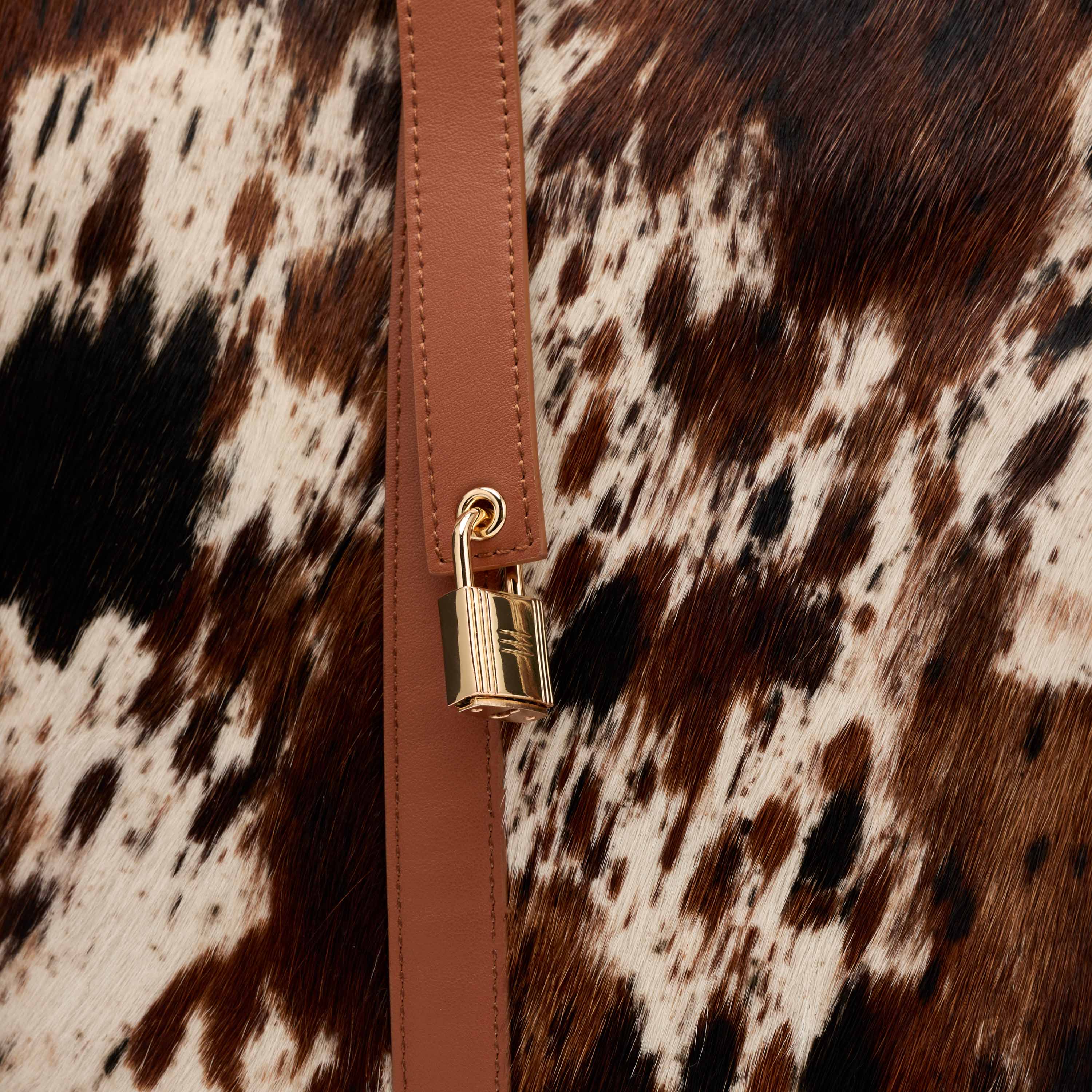 Mila Dark Horse Pony Hair Tote Bag