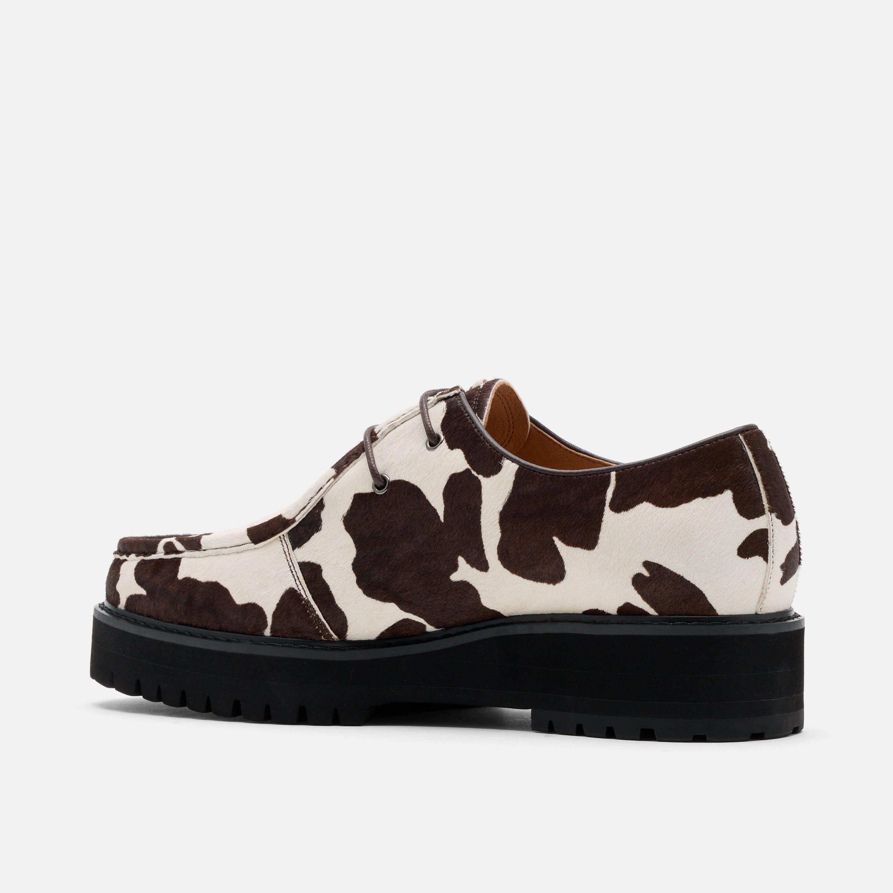 Montana Spotted Horse Moc Toe Derbys