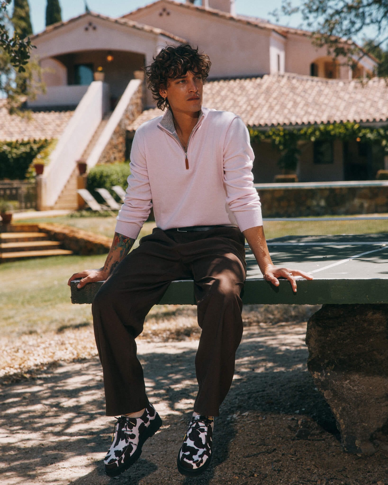 Montana Spotted Horse Moc Toe Derbys