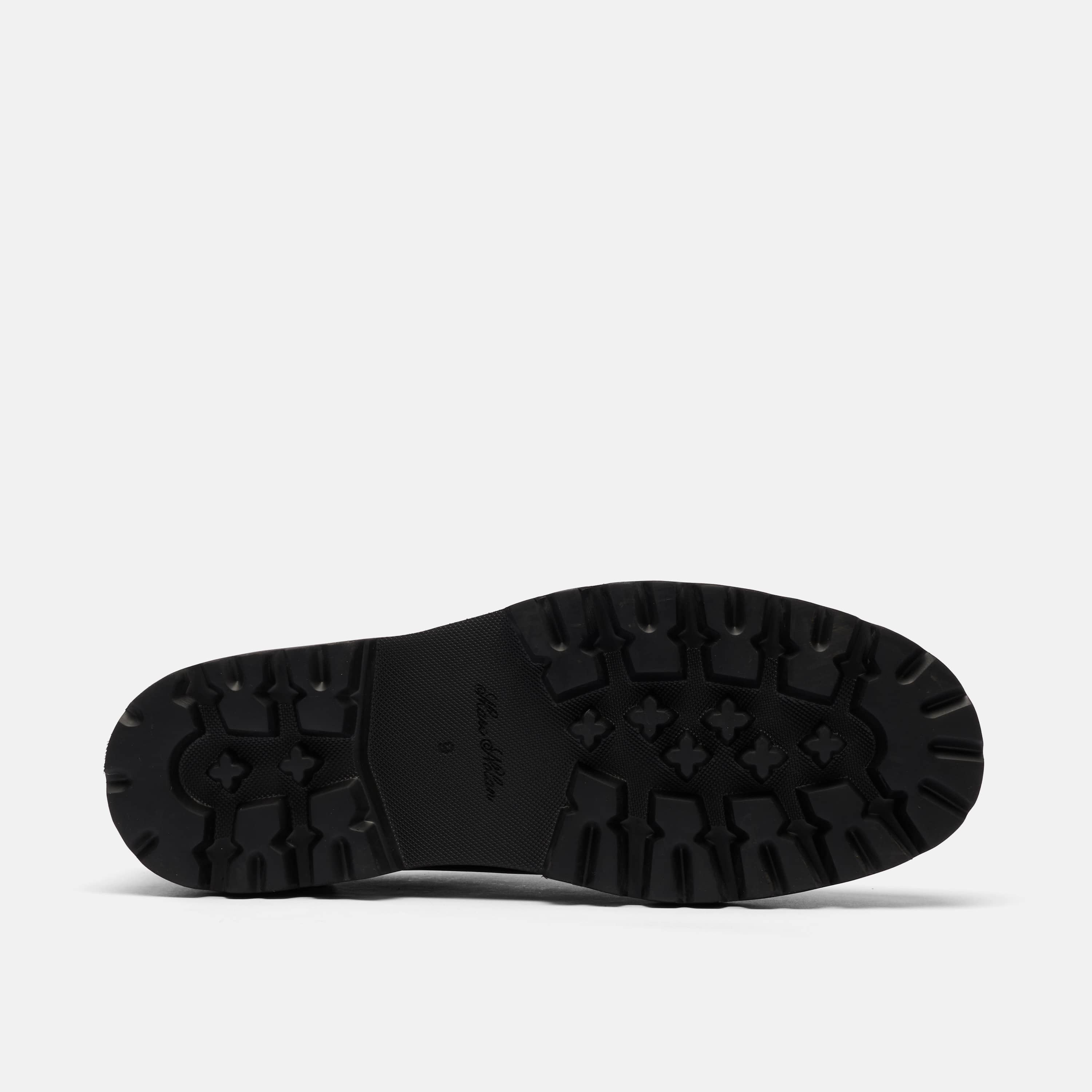 Monza Black Leather Zip Shoe