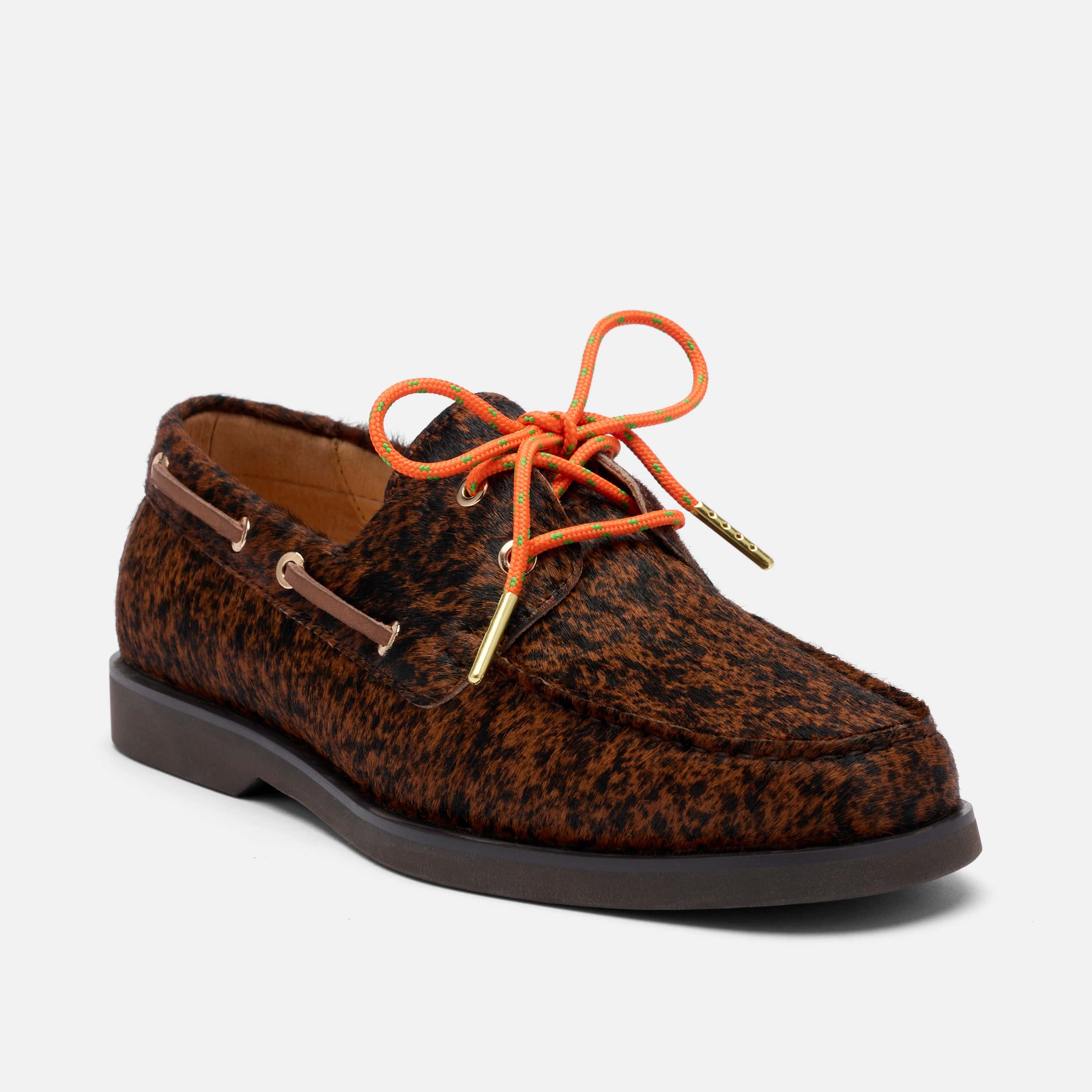 Ms. Capri Brown Cowhide Boat Shoes