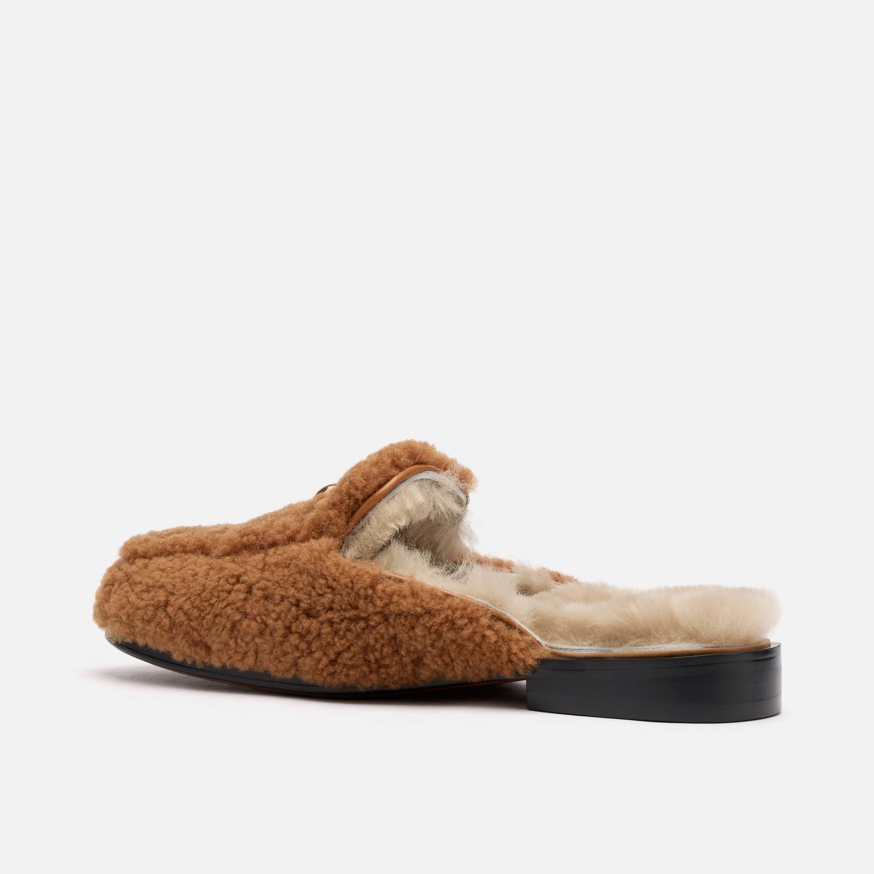 Ms. Del Sol Carmel Sherpa Bit Loafer Mule