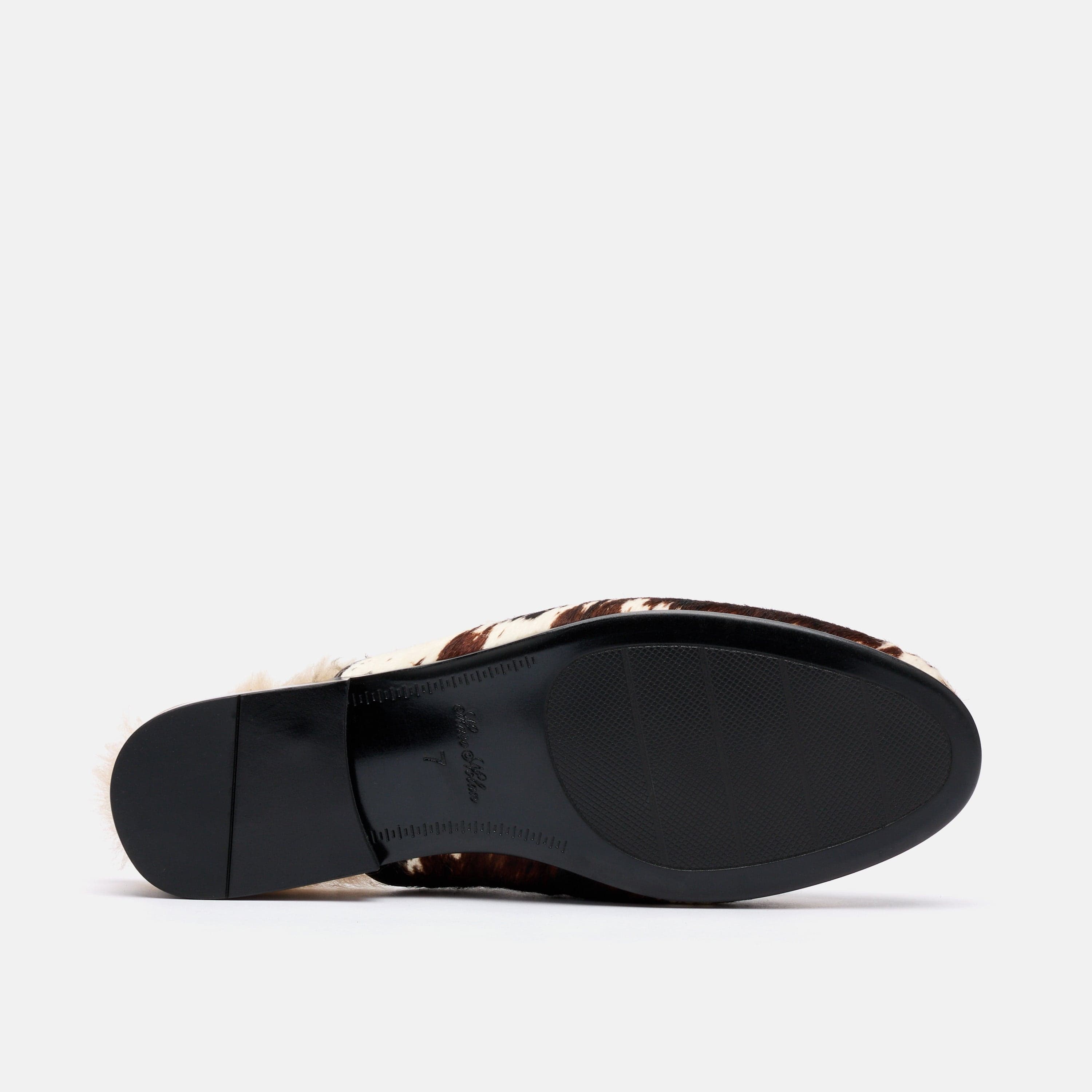 Ms. Del Mar Dark Horse Pony Hair Loafer Mule