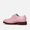 Jayden Pink Lug Sole Derby Shoes