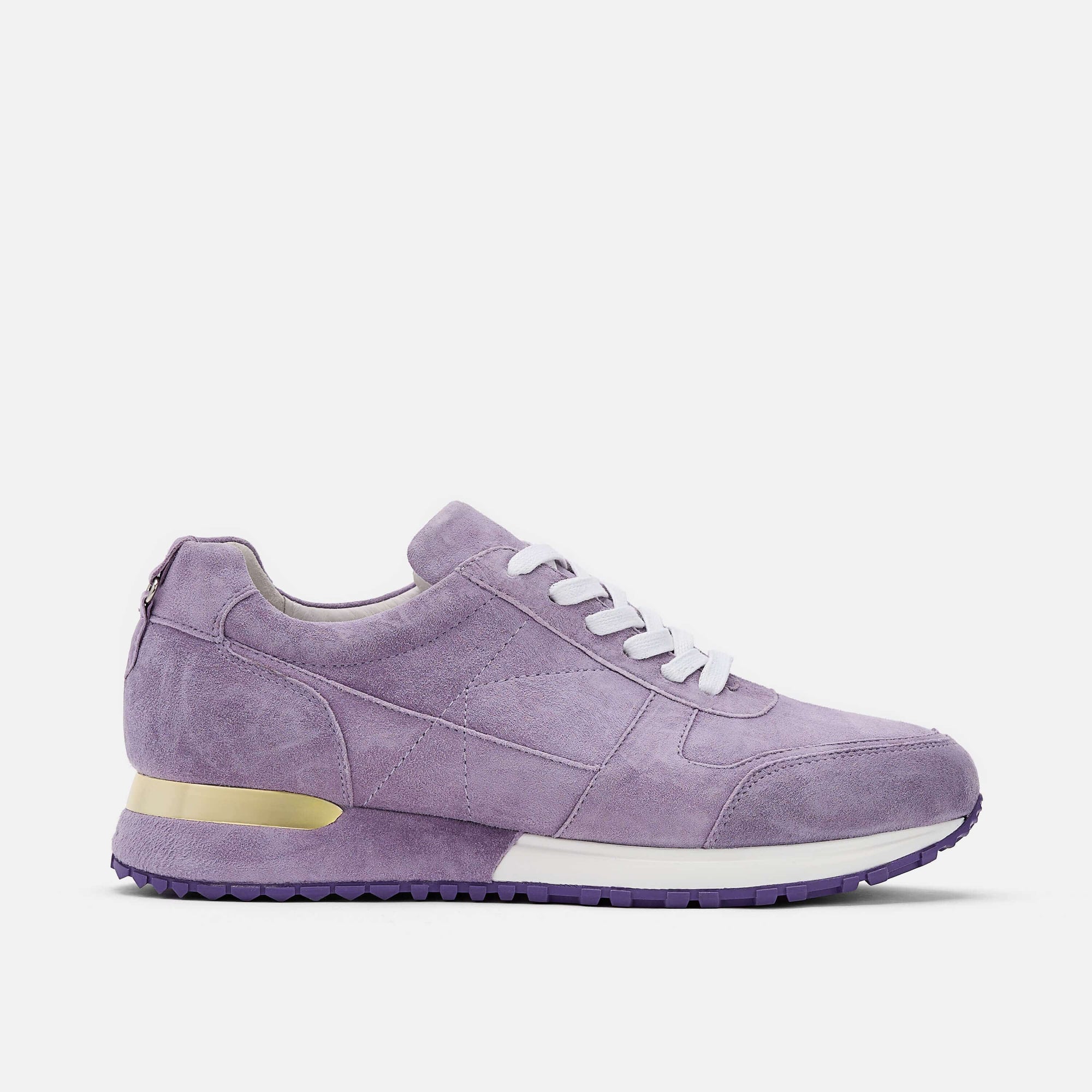 Ash Lavender Purple Leather Trainers