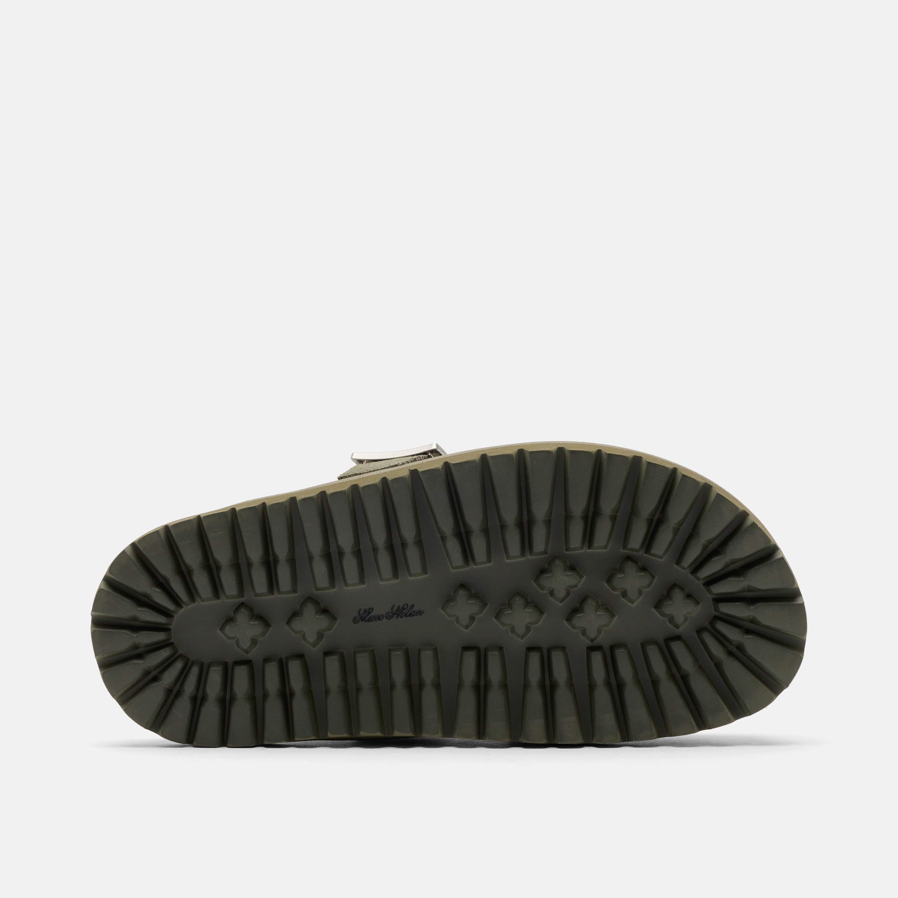 Shiloh Taupe Suede Clogs