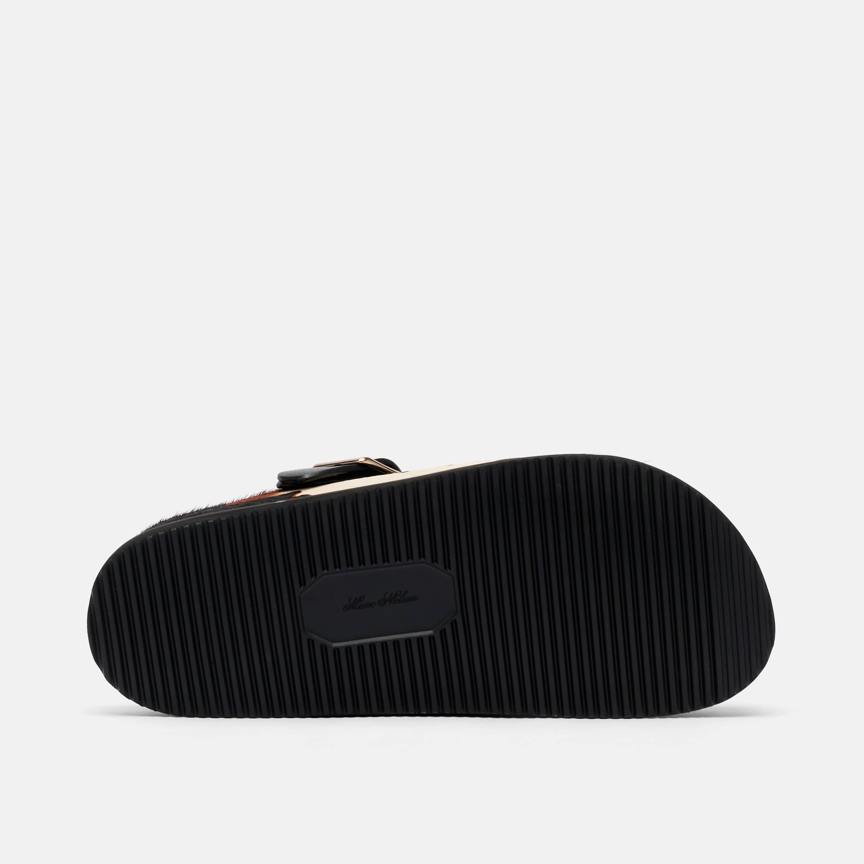 Solana Cow Print Backstrap Clogs