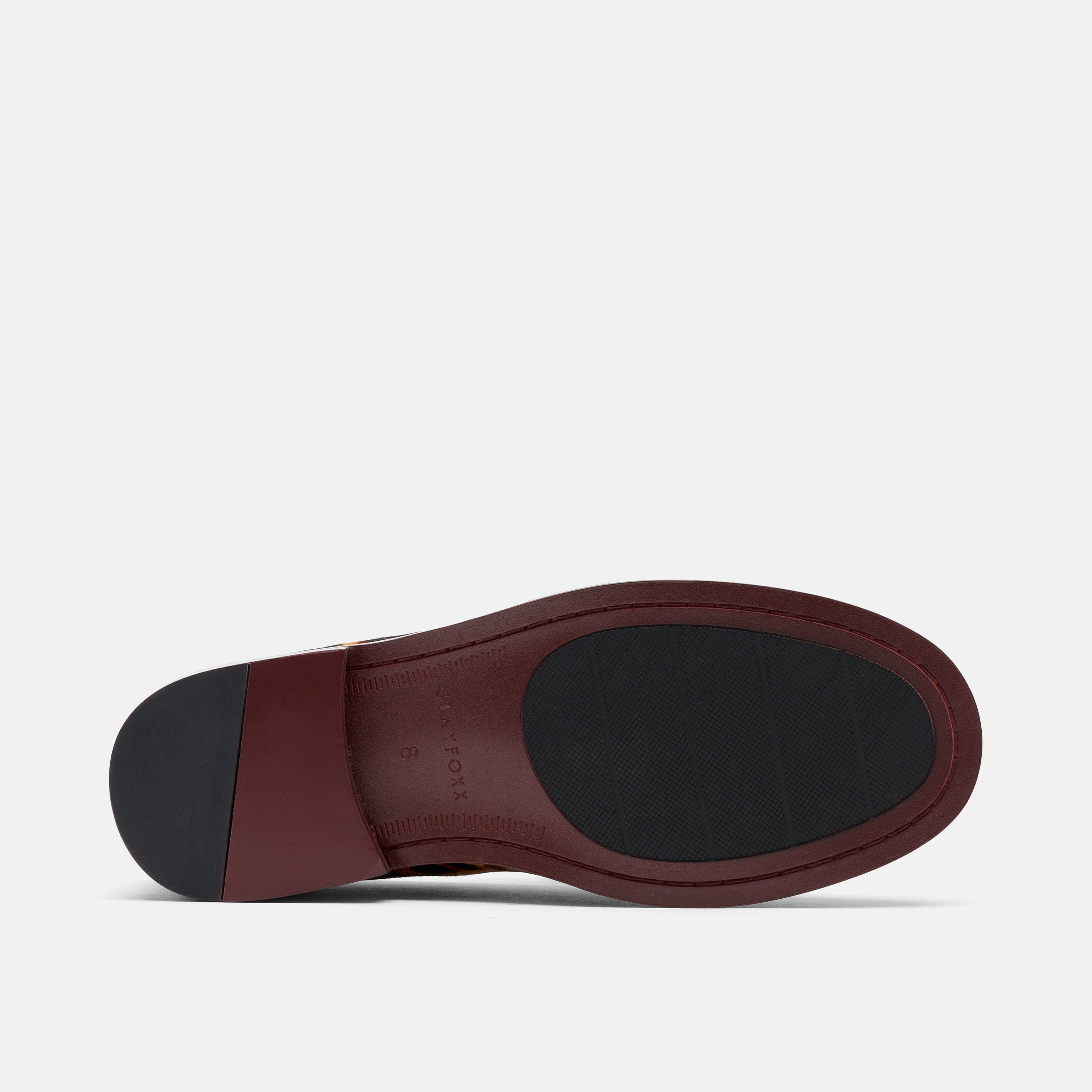 StayFoxx Leopard Suede Apex Penny Loafer