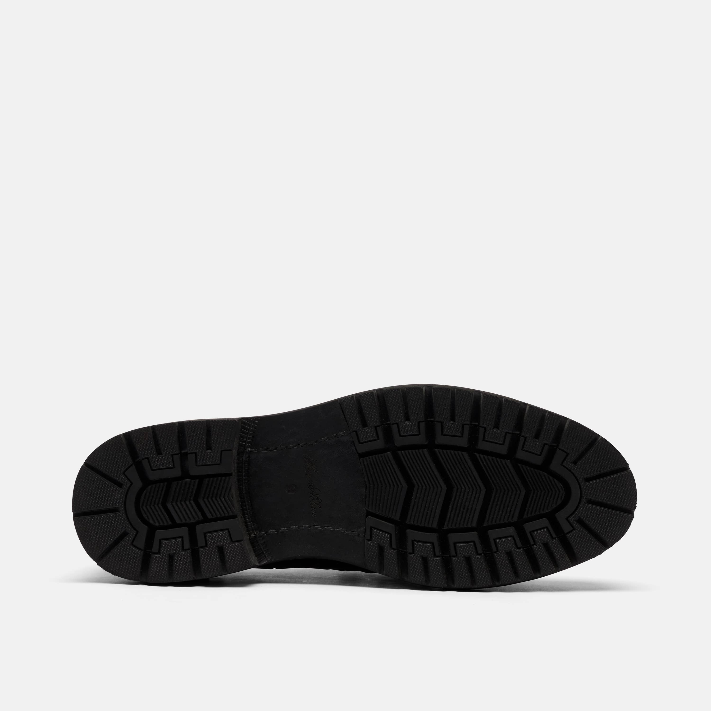 Summit Black Croc Leather Hiker Shoe