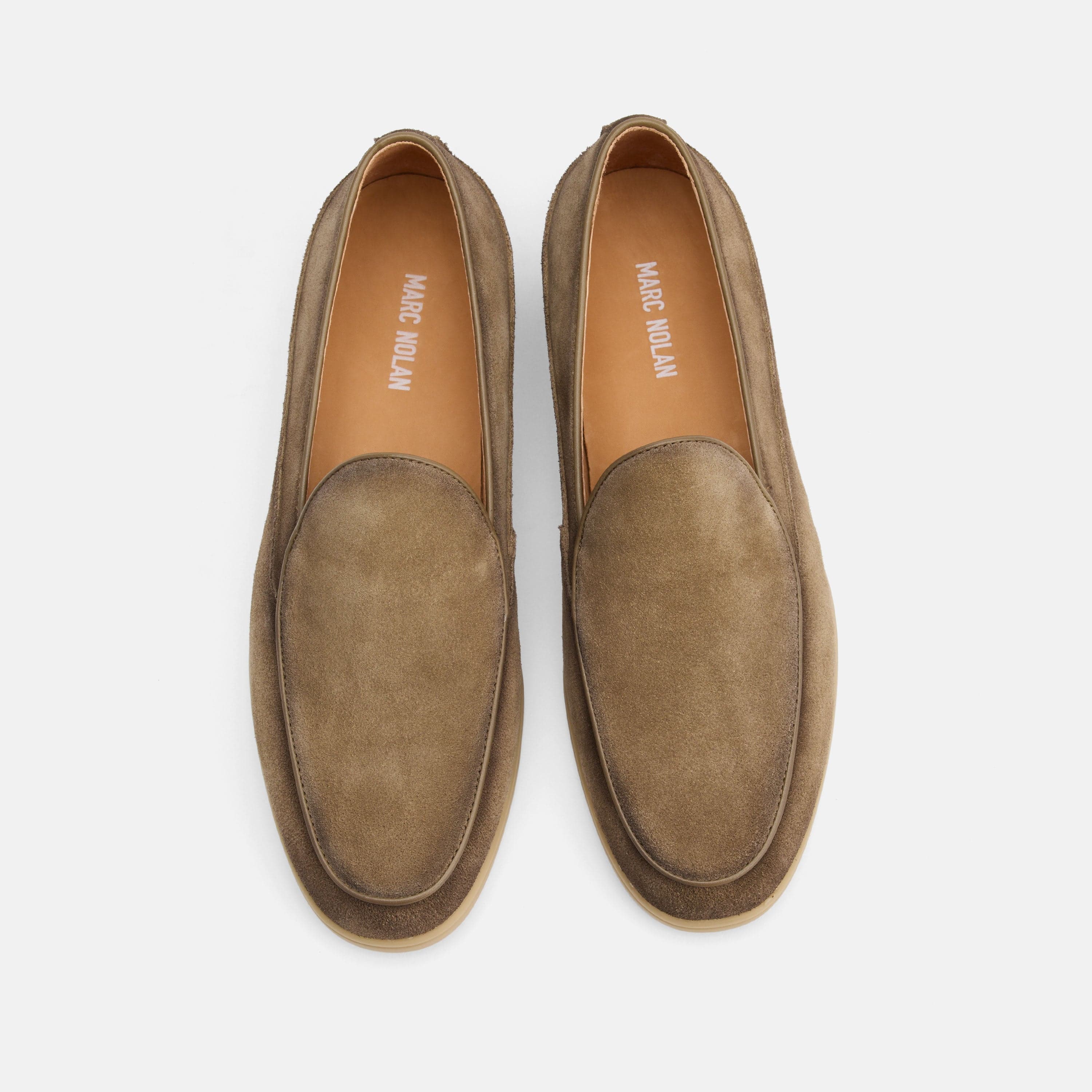 Alessandro Tan Suede Venetian Loafers