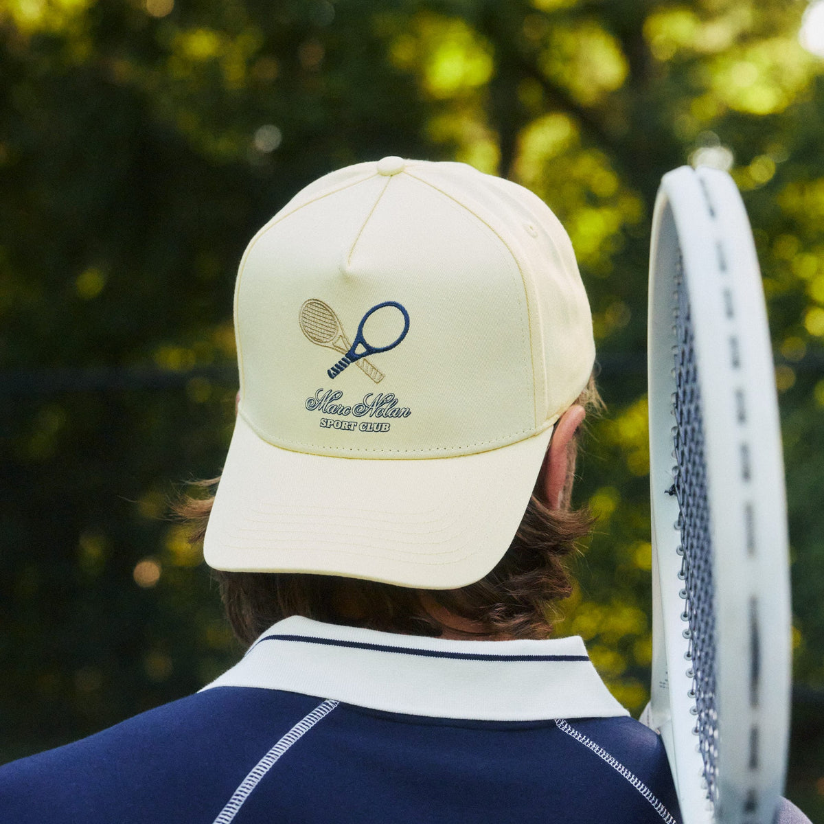 Marc Nolan Tennis Logo Hat - Yellow