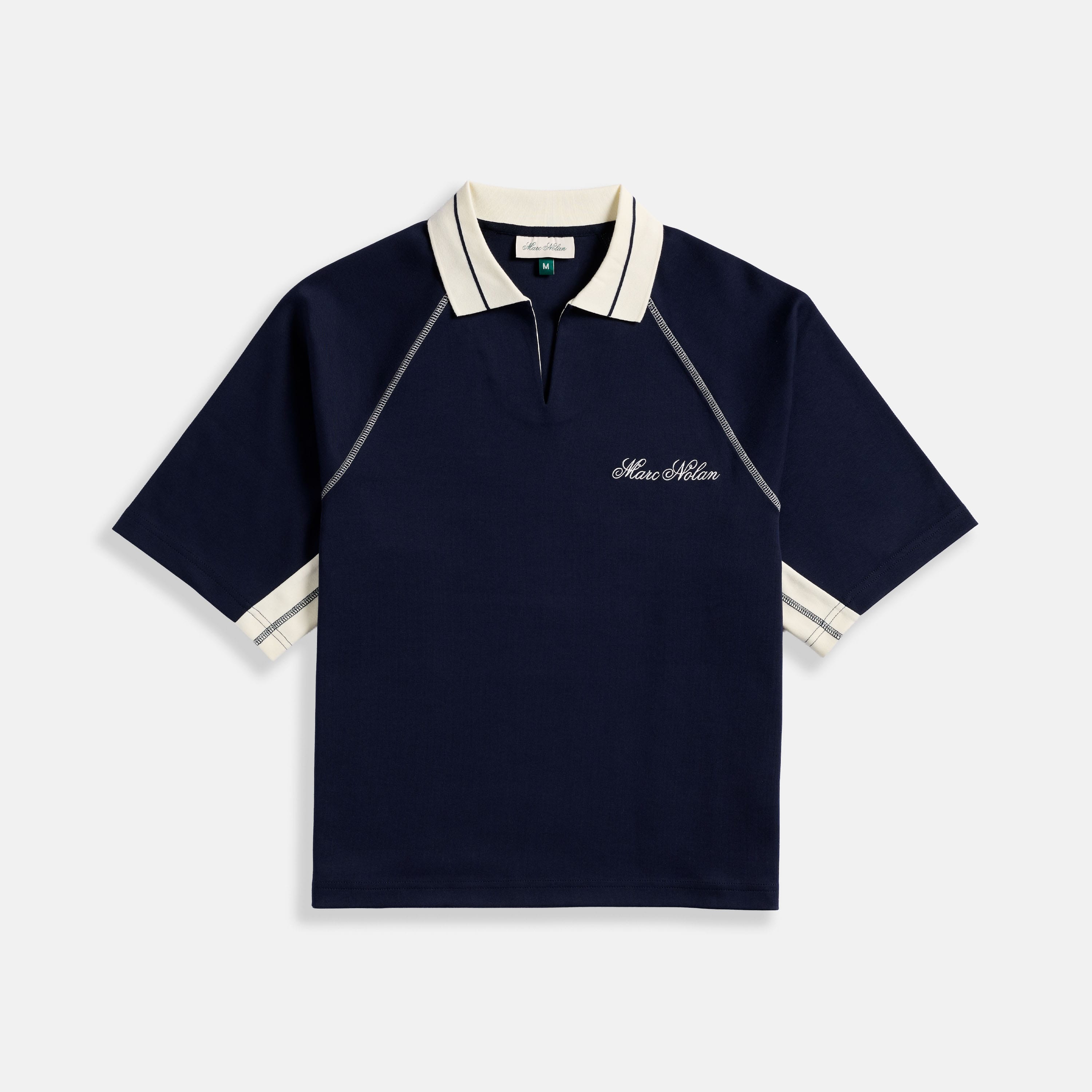 Tennis Polo - Navy/White
