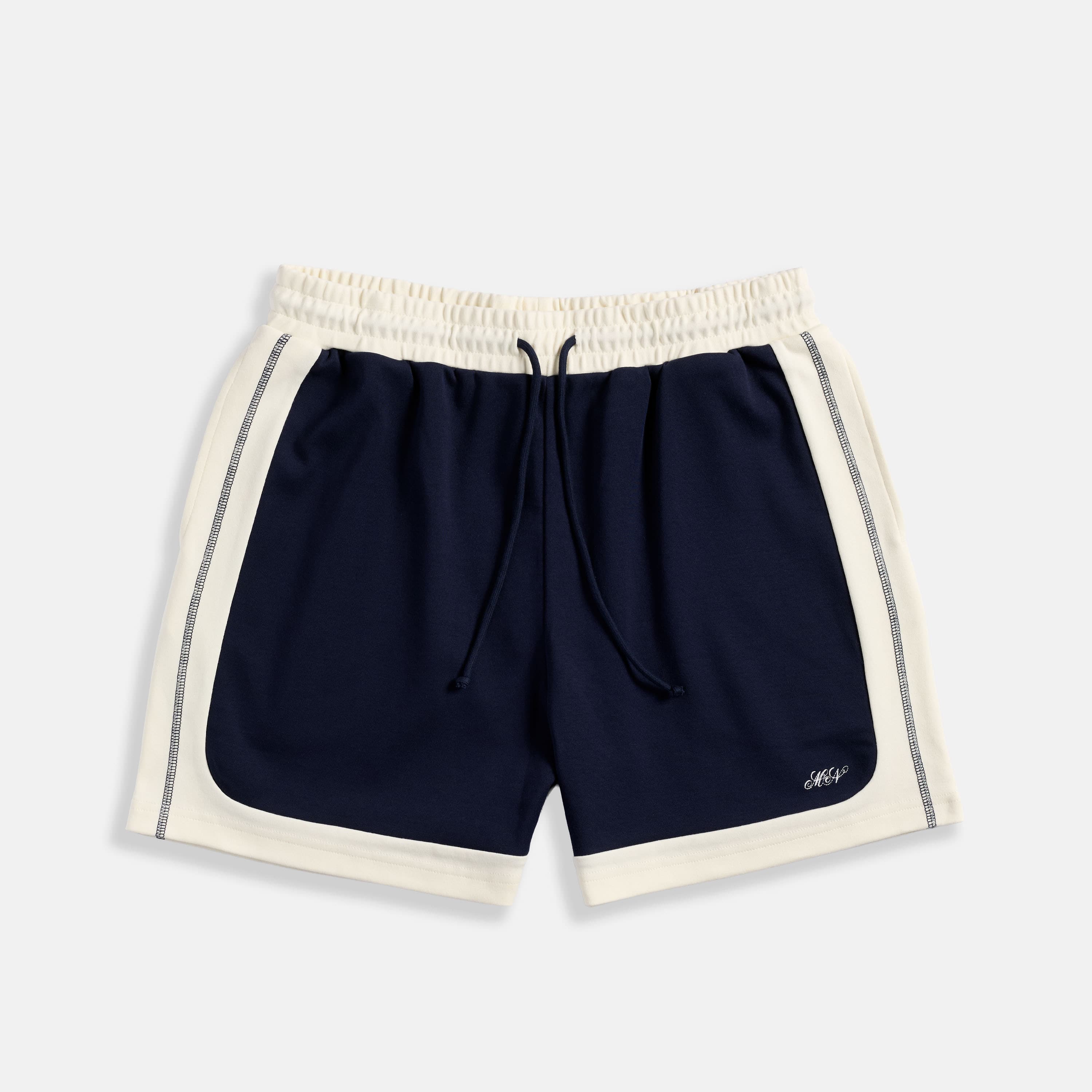 Tennis Shorts - Navy/White