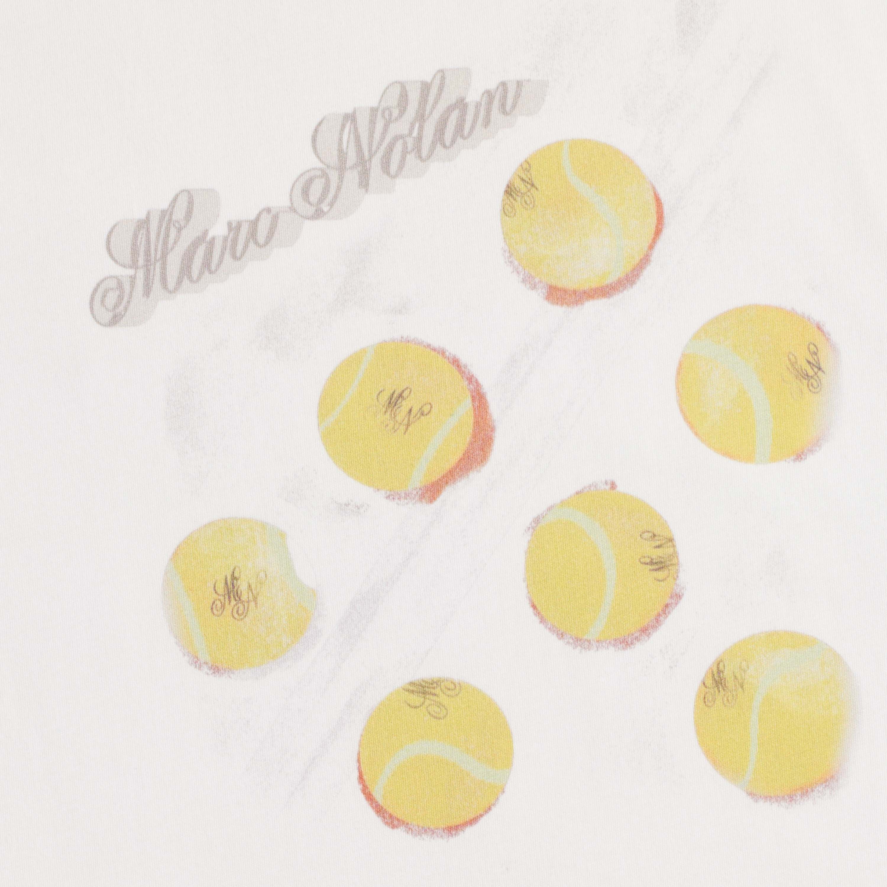 The Tennis Ball Tee - White