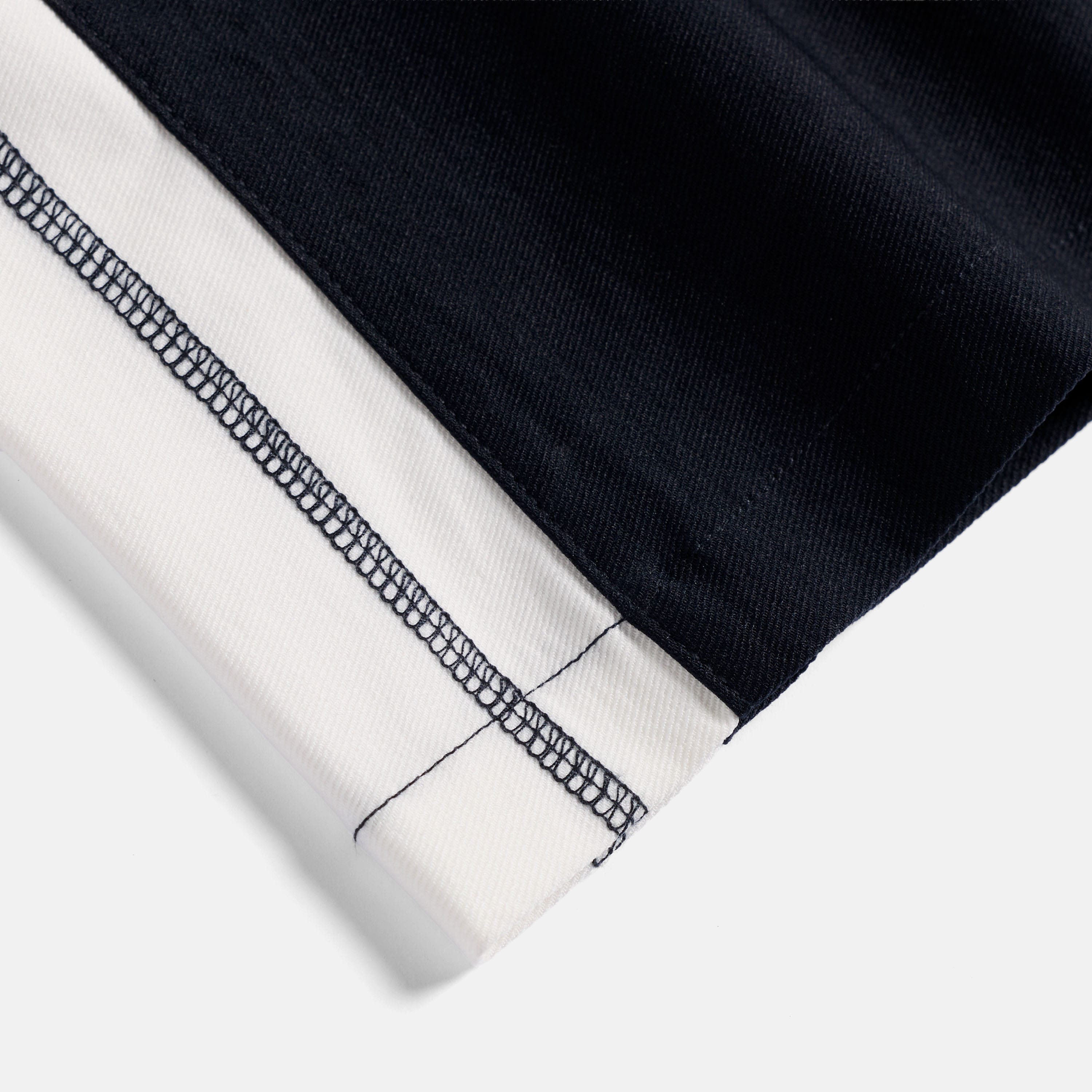 Women's Cropped Tennis Polo - Navy/White