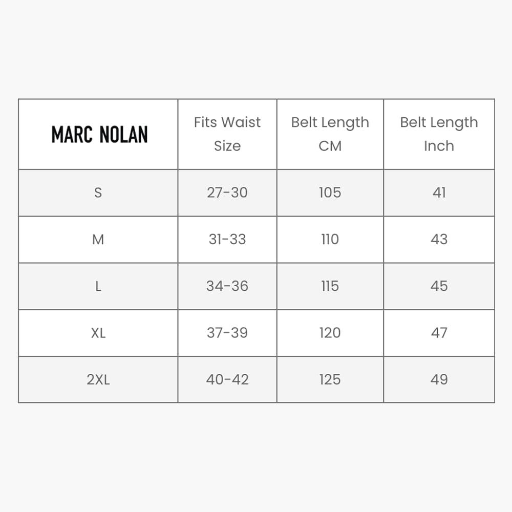 Marc Nolan Western Leather Belt - Dark Horse