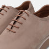 Idris Tan Leather Whole Cut Lace Up Sneakers