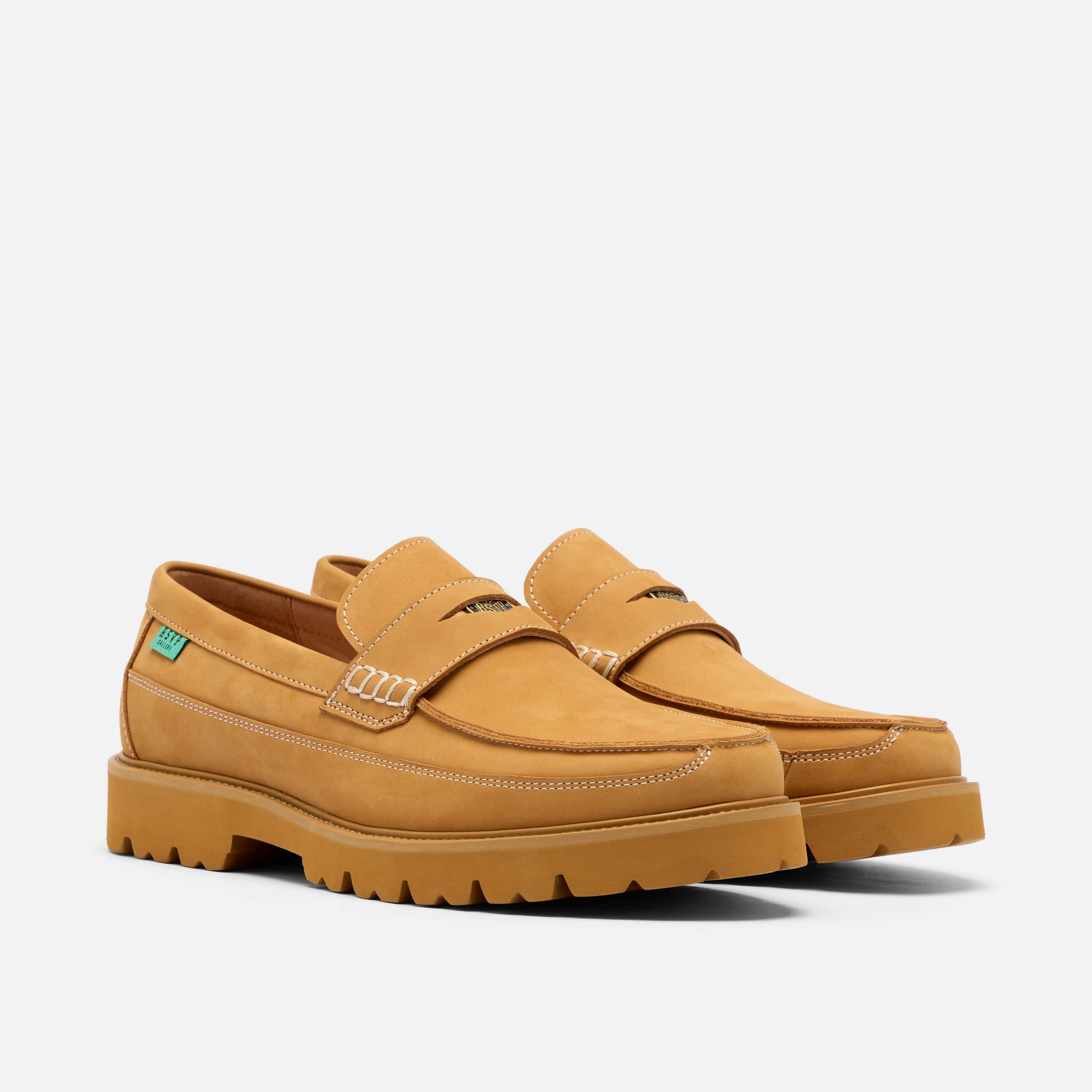 RSVP Gallery Leather Lug Penny Loafers
