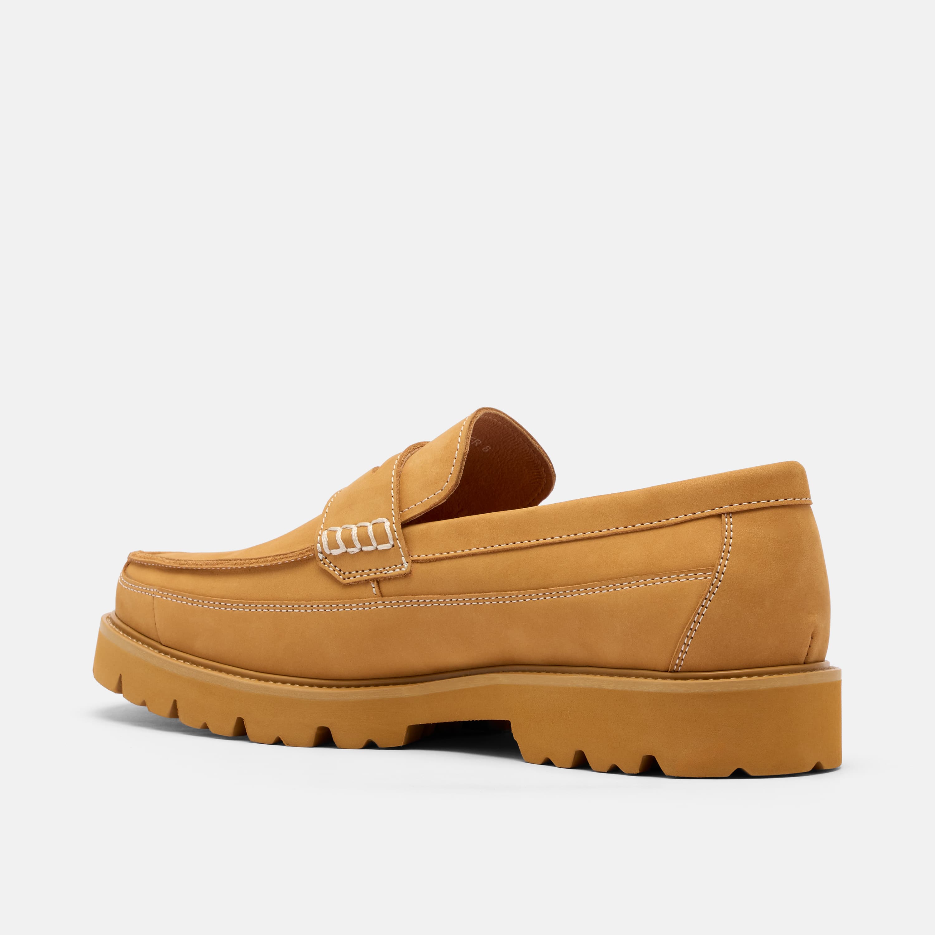 RSVP Gallery Leather Lug Penny Loafers